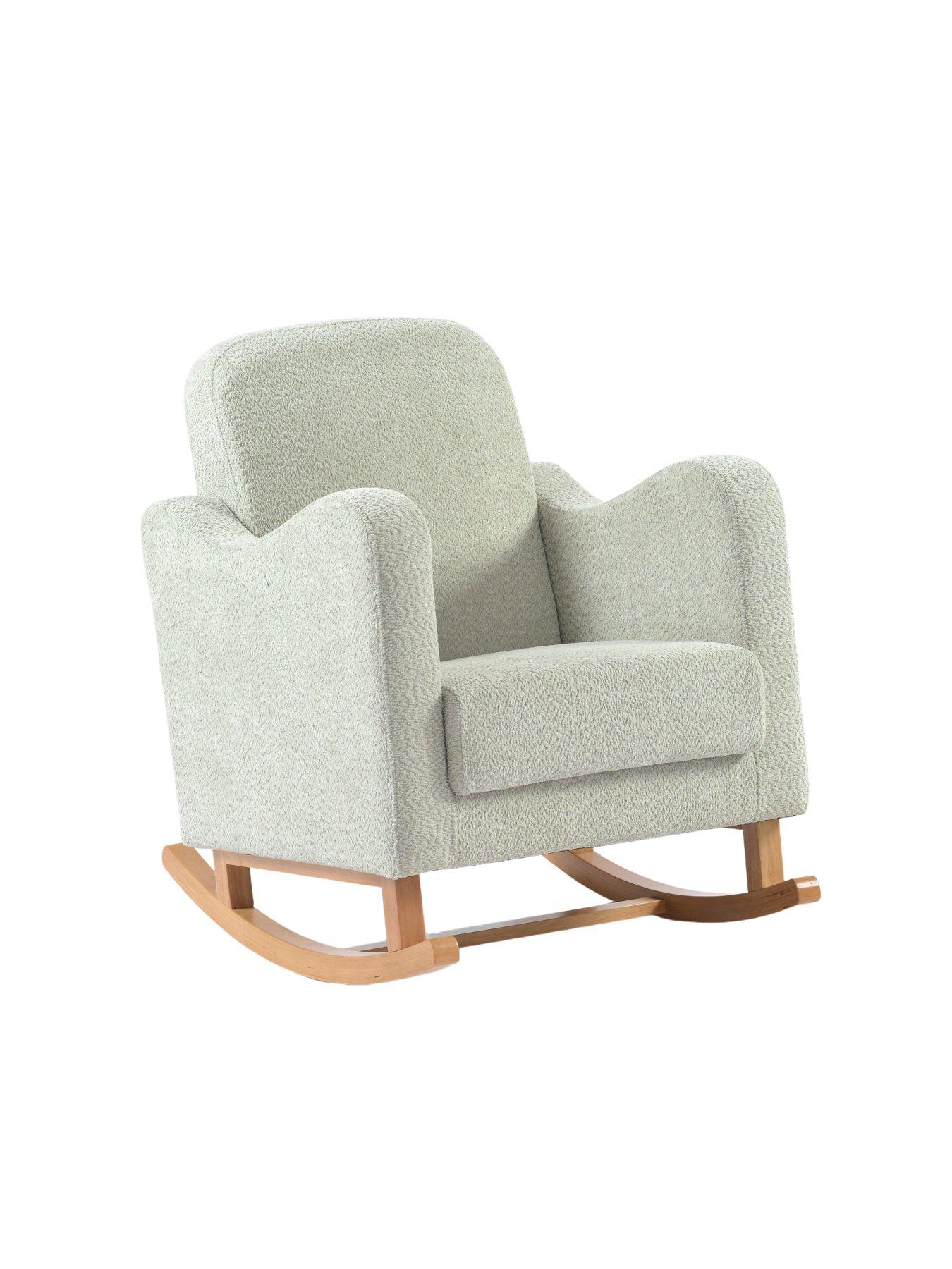 Image 3 of 5 of Bebe & Beyond Soother Nursing Chair Sage Boucle