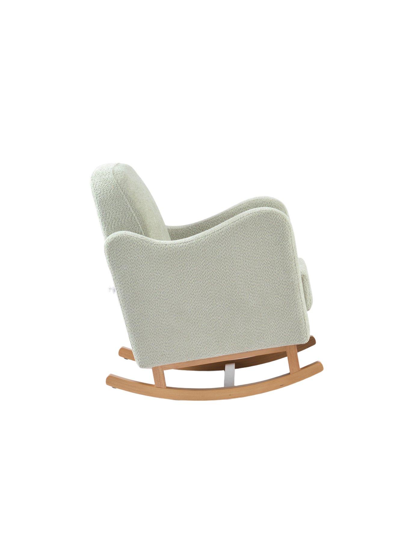Image 4 of 5 of Bebe & Beyond Soother Nursing Chair Sage Boucle