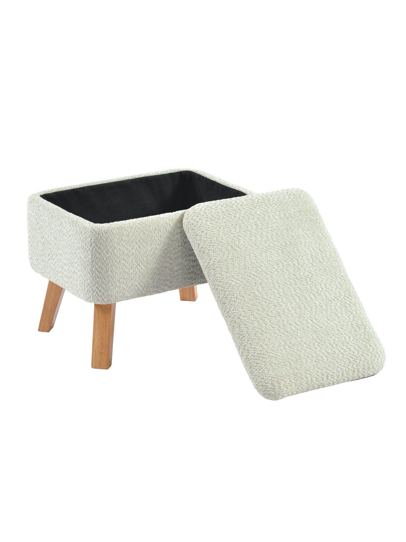 Image 6 of 6 of Bebe & Beyond SOOTHER NURSING CHAIR & STOOL SAGE BOUCLE