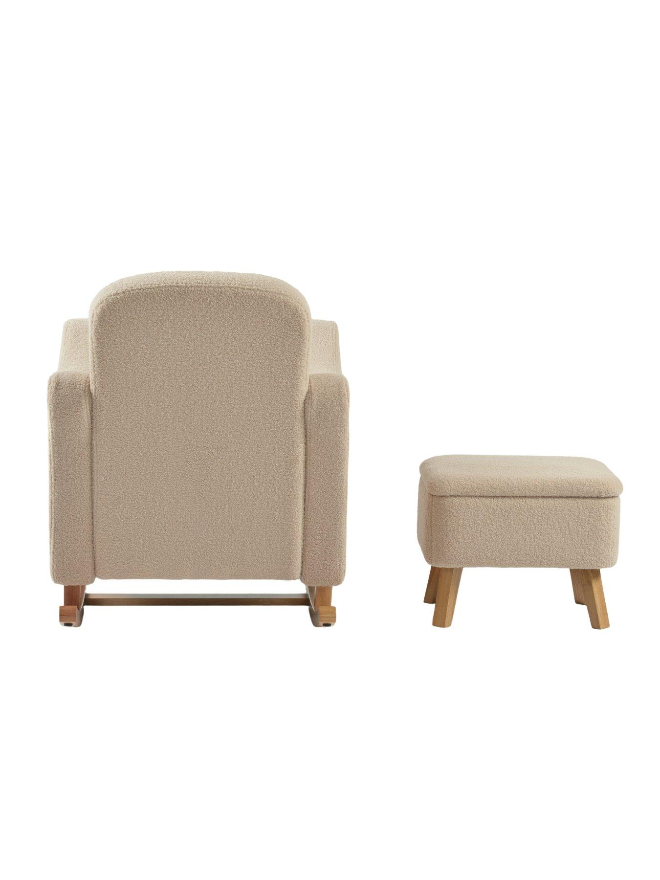 Image 5 of 6 of Bebe & Beyond SOOTHER NURSING CHAIR & STOOL OAT TED