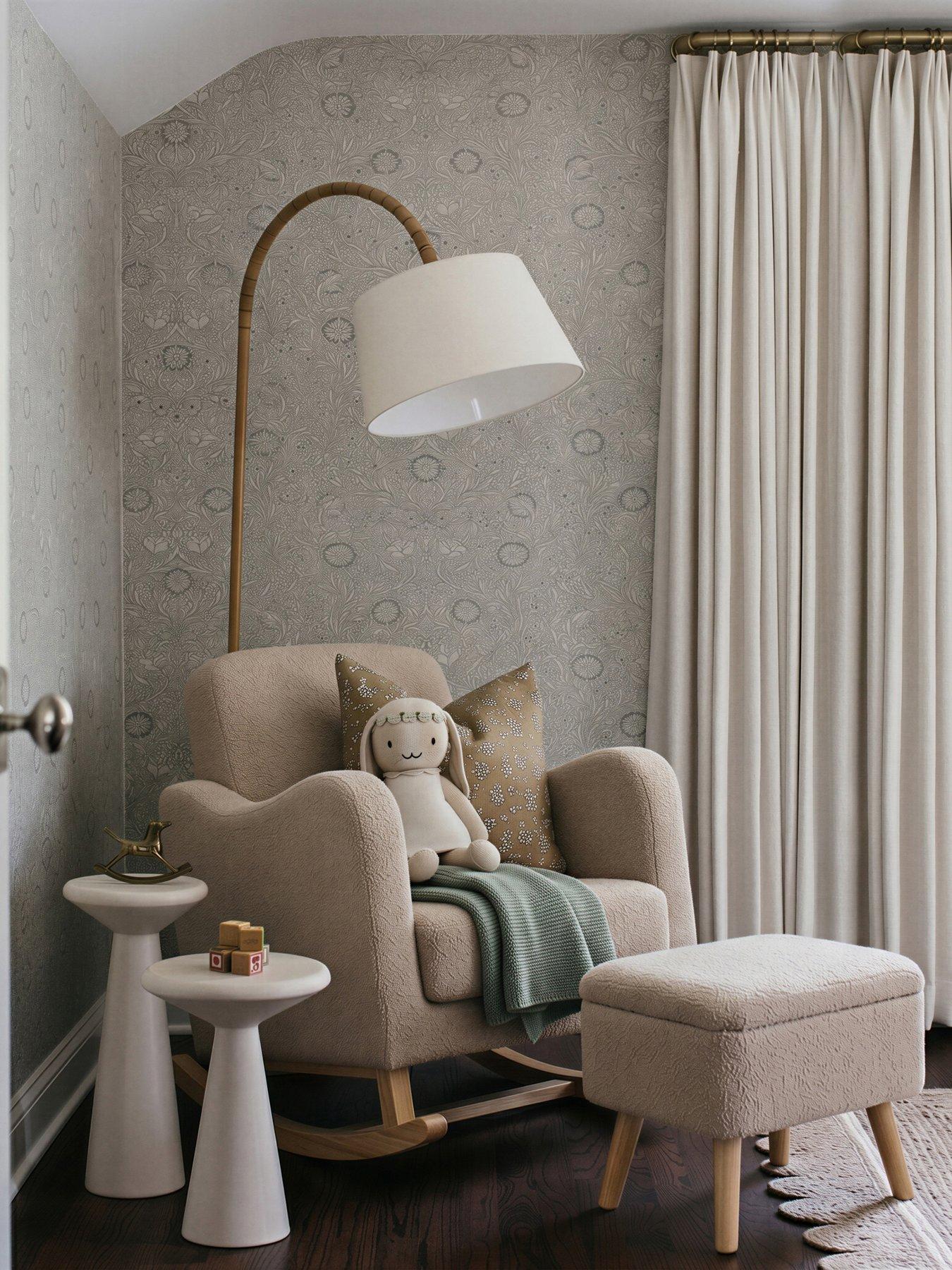 Image 1 of 7 of Bebe & Beyond Soother Nursing Chair &amp; Stool Biscuit Ted