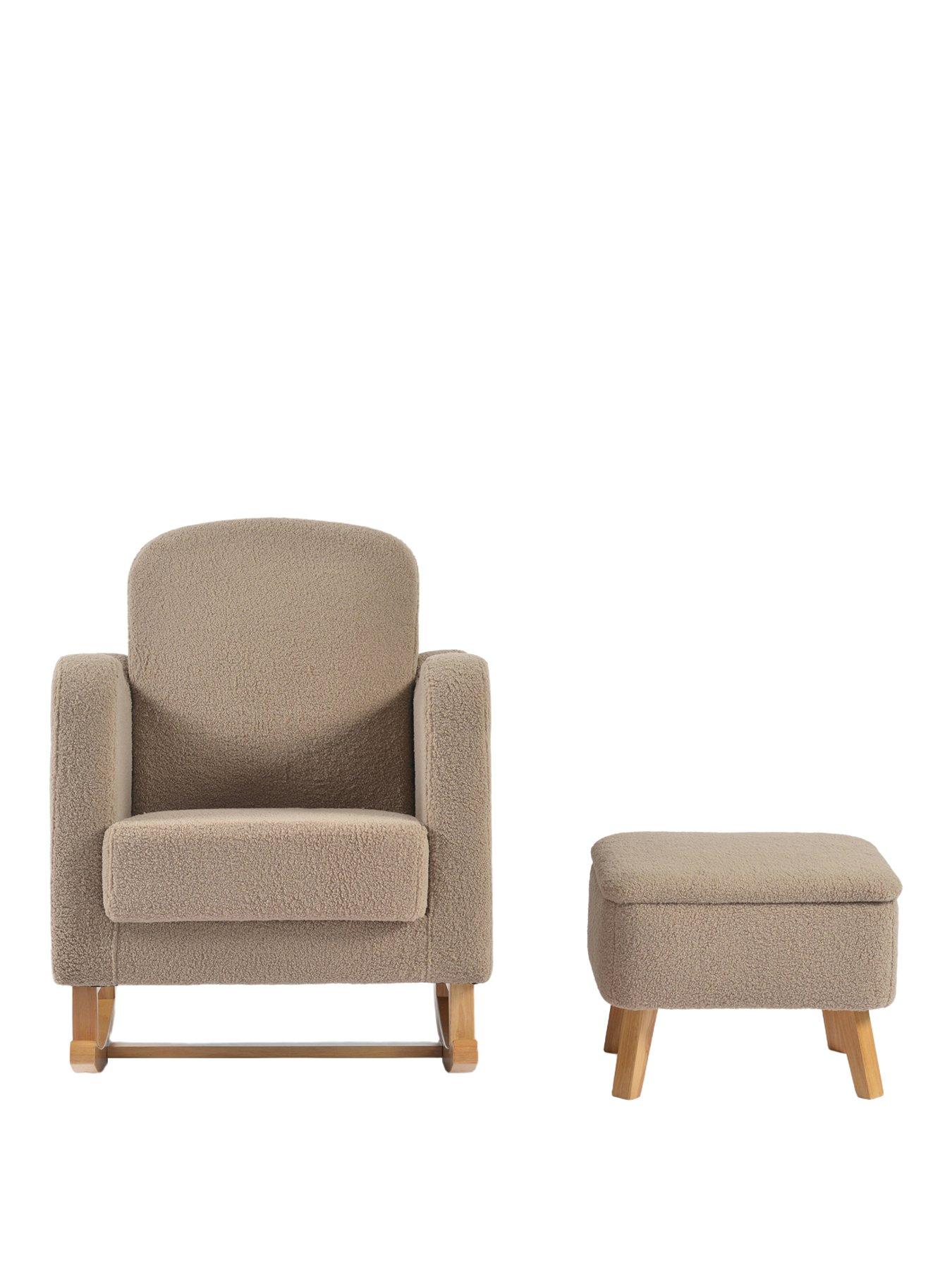 Image 2 of 7 of Bebe & Beyond Soother Nursing Chair &amp; Stool Biscuit Ted