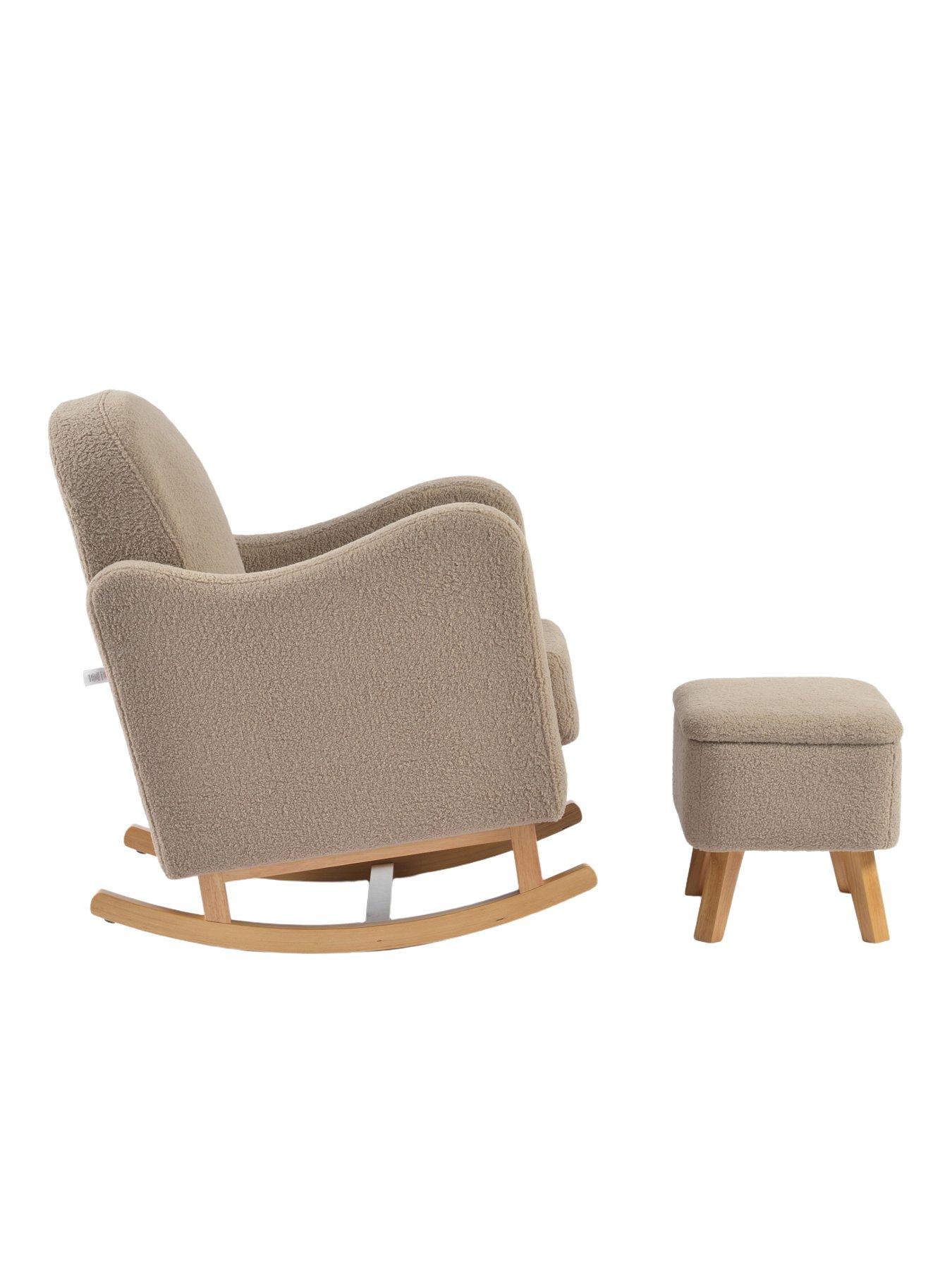 Image 4 of 7 of Bebe & Beyond Soother Nursing Chair &amp; Stool Biscuit Ted