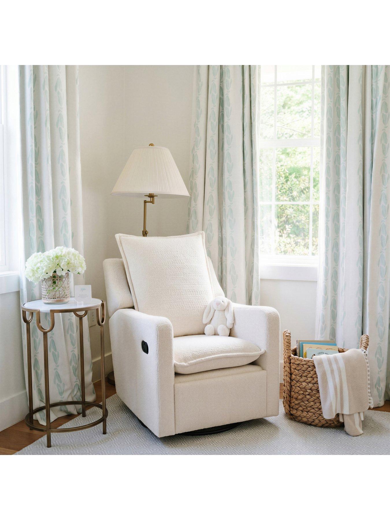 Bebe & Beyond Nestler Nursing Chair Off White Boucle