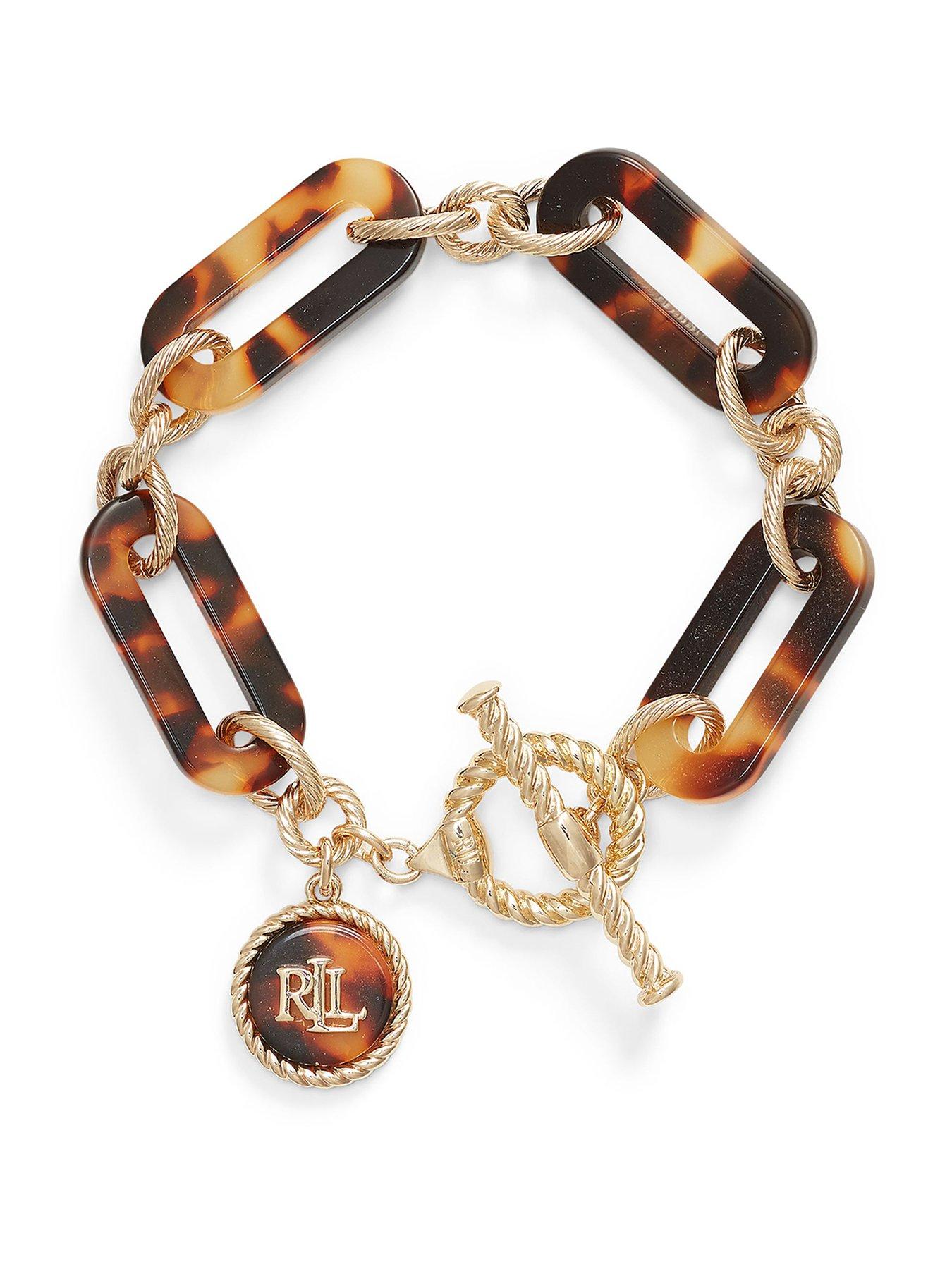 Image 1 of 4 of Lauren by Ralph Lauren Lauren Ralph Lauren Tort Flex Bracelet