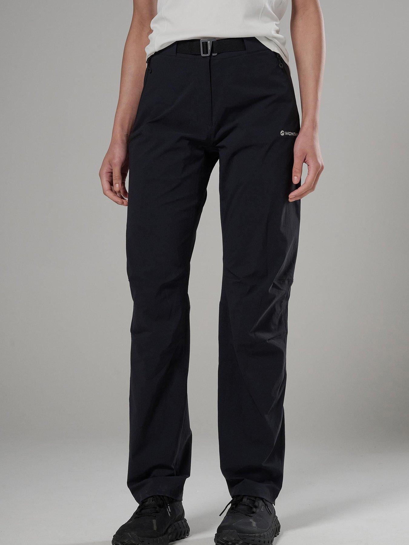 Image 1 of 7 of Montane Womens Tenacity Regular Length Trousers - Black
