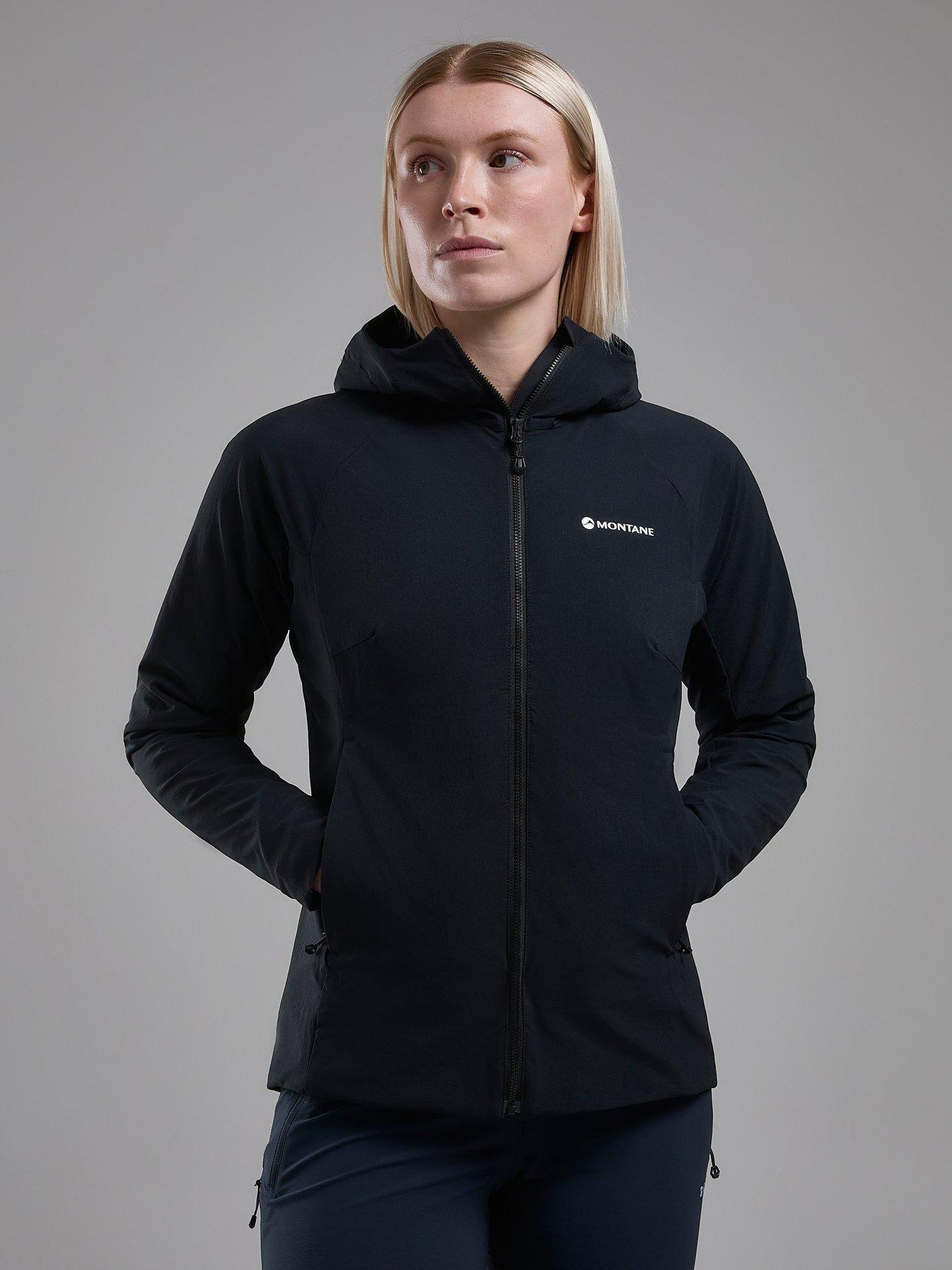 Montane Women's Black Khamsin Hooded Softshell Jacket - Image 2