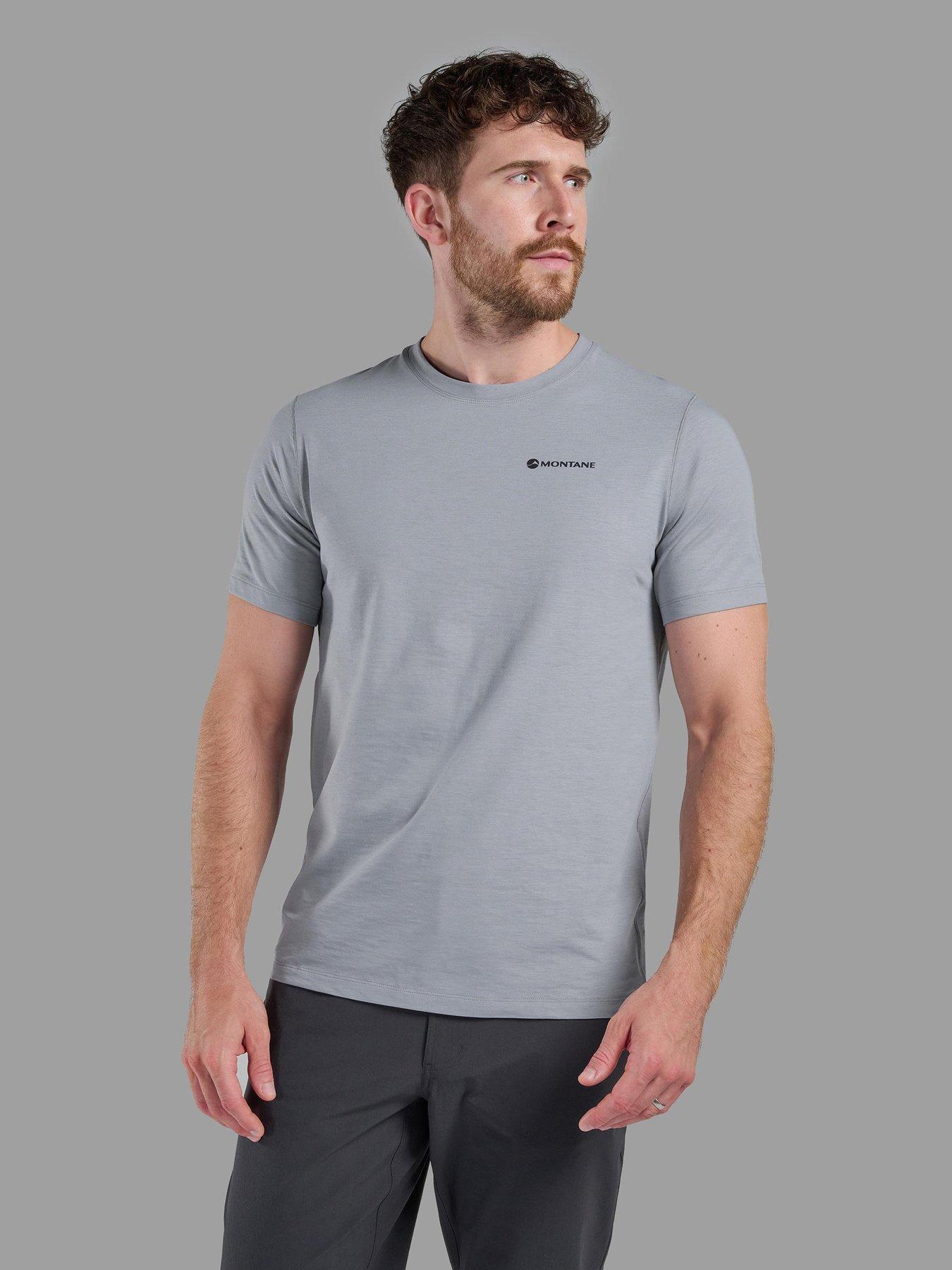 Montane Mens Alhena Mountain 25 Graphic T-shirt, Grey, Size S, Men