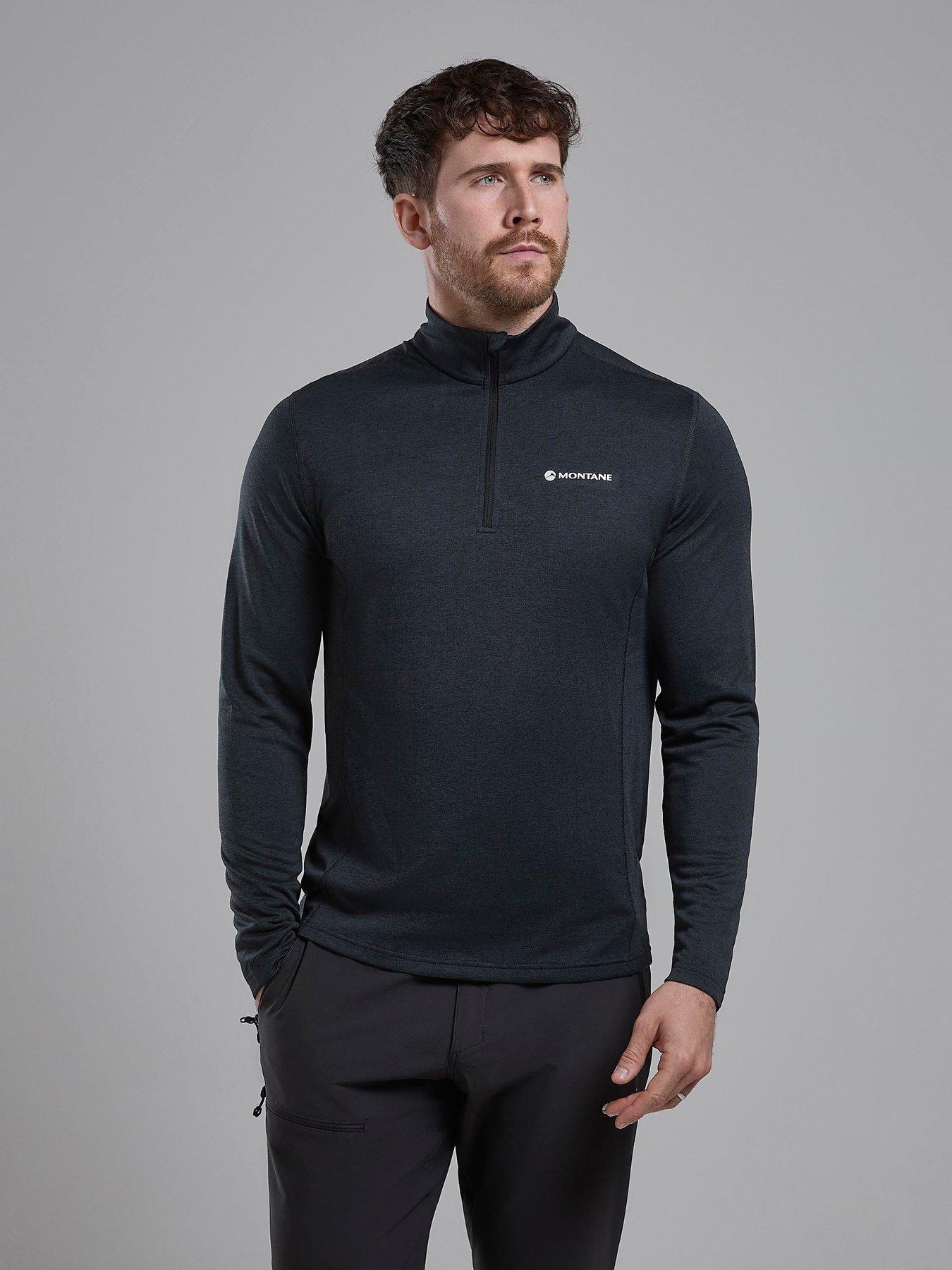 Montane Men's Dart Zip Neck T-Shirt Black Medium - Image 4