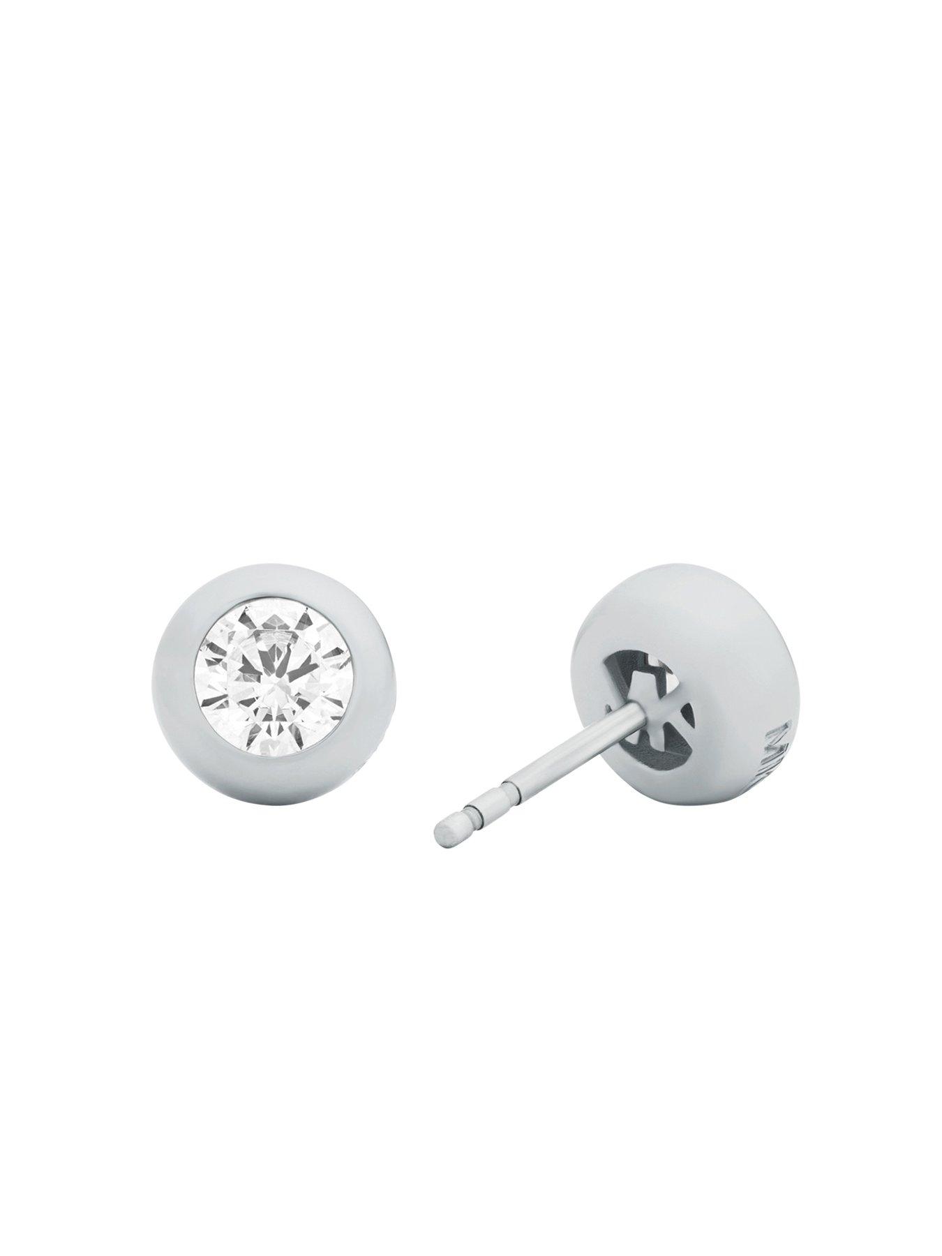 Image 2 of 5 of Michael Kors Women's Bezel-Set Solitaire Stud Earrings, MKJ8661040