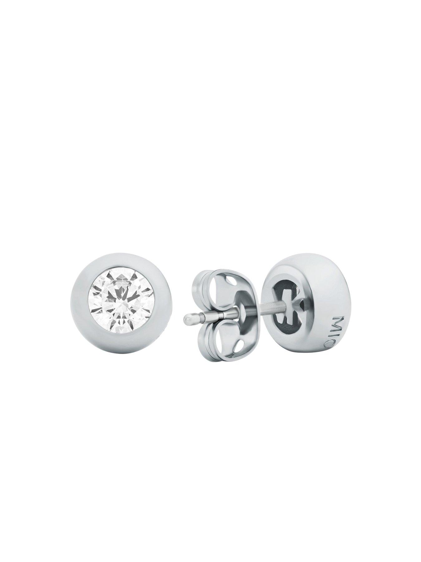 Image 3 of 5 of Michael Kors Women's Bezel-Set Solitaire Stud Earrings, MKJ8661040