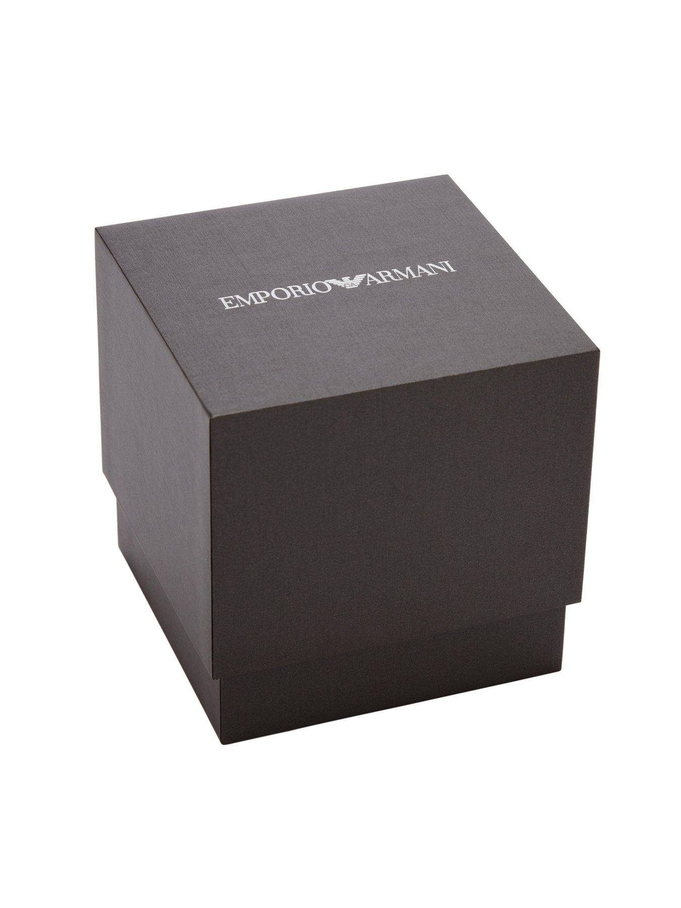 Image 7 of 7 of Emporio Armani Two-Hand Burgundy Ceramic Watch