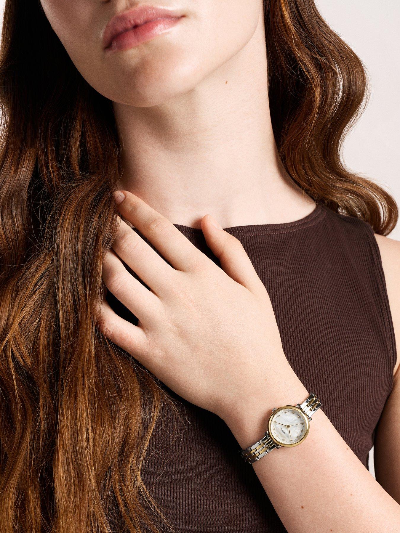 Image 7 of 7 of Fossil Jacqueline Three-Hand Two-Tone Stainless Steel Watch
