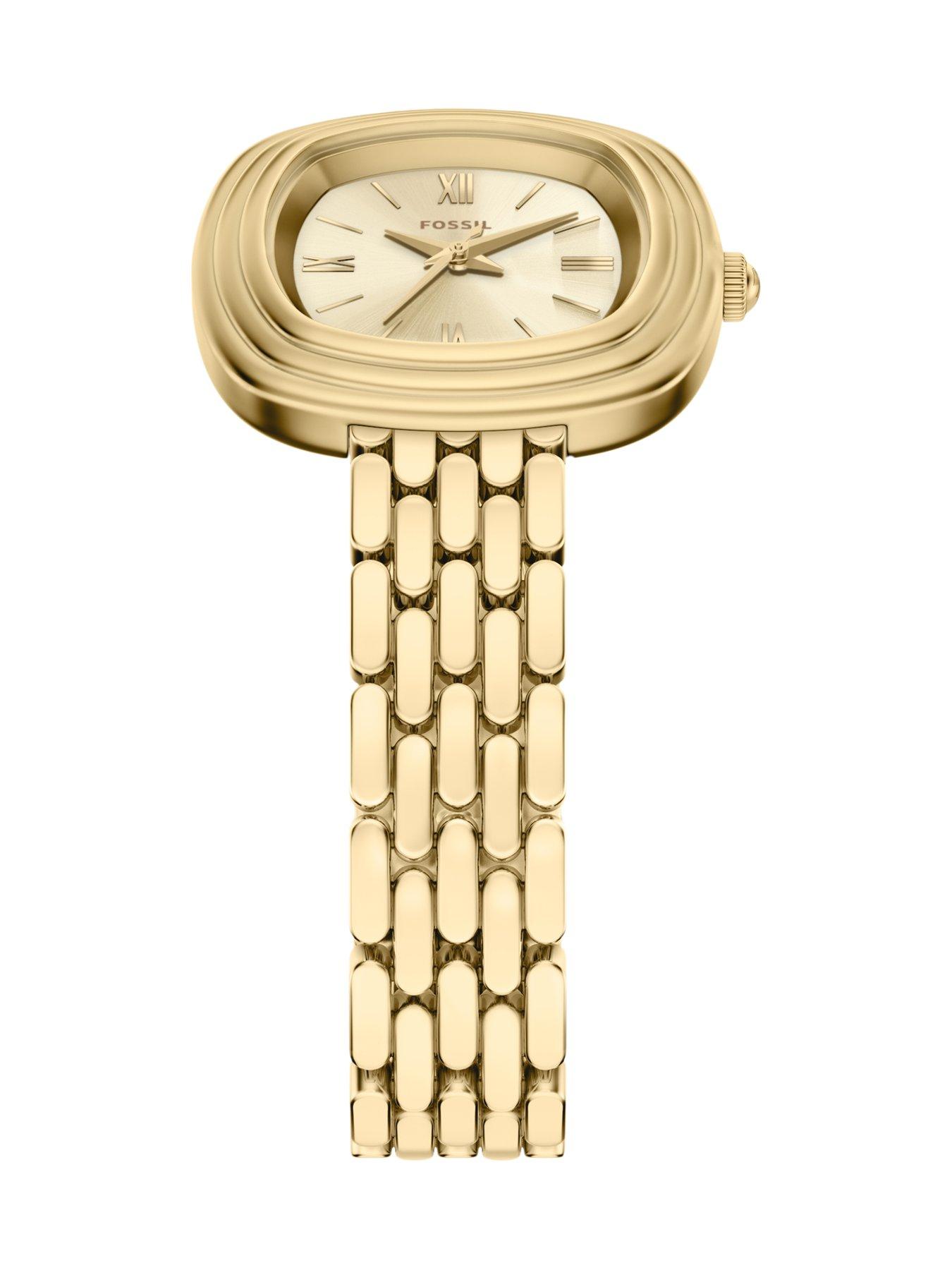 Image 5 of 7 of Fossil Genevive Three-Hand Gold-Tone Stainless Steel Watch