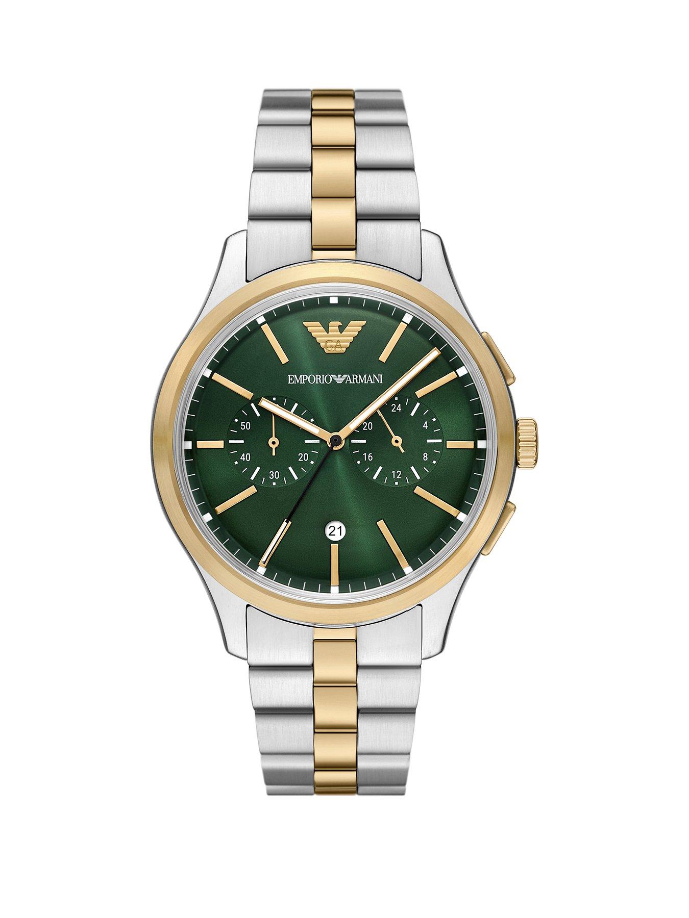 Emporio Armani Emporio Armani Men's Chronograph Two-Tone Stainless Steel Watch, AR11692