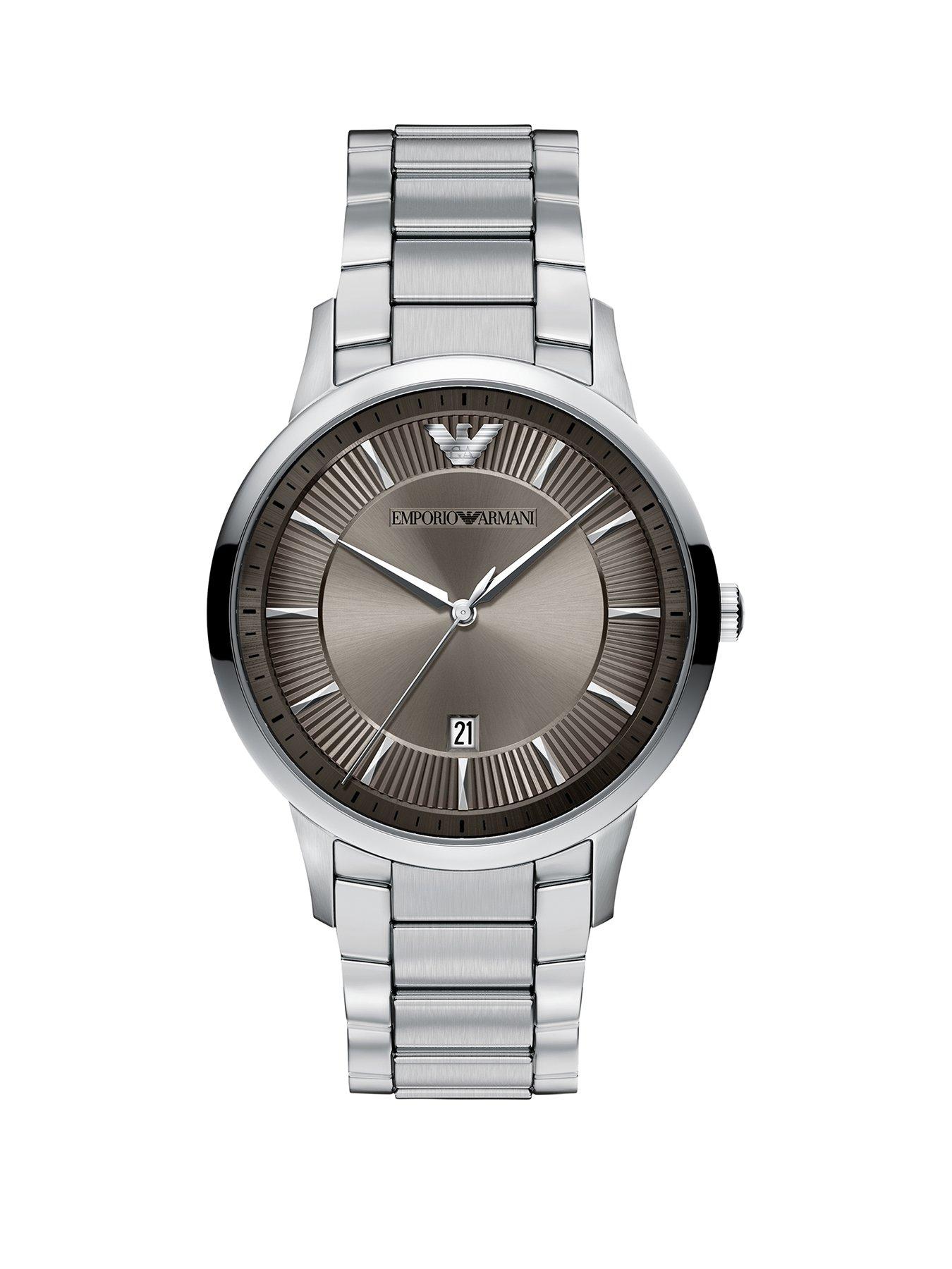 Emporio Armani Emporio Armani Men's Archetipo Three-Hand Date Stainless Steel Watch, AR11825