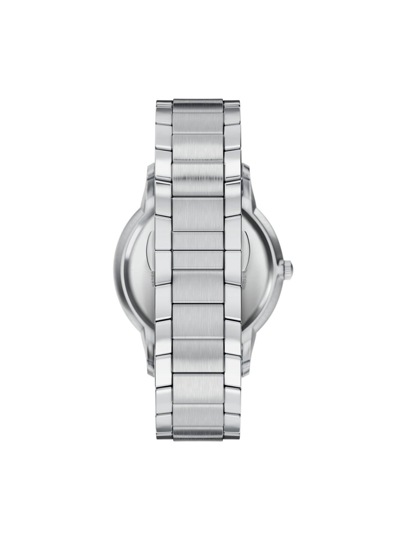 Image 2 of 7 of Emporio Armani Archetipo Three-Hand Date Stainless Steel Watch (8AR11825
