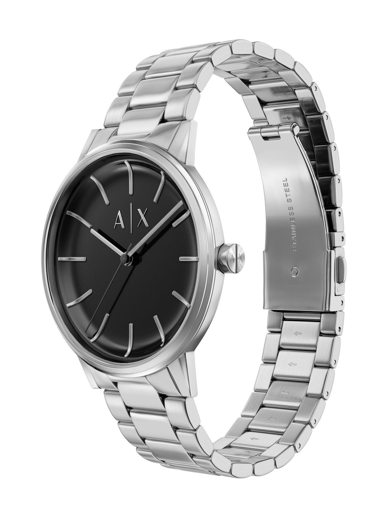 Image 6 of 7 of Armani Exchange Three-Hand Watch and Bracelet Set