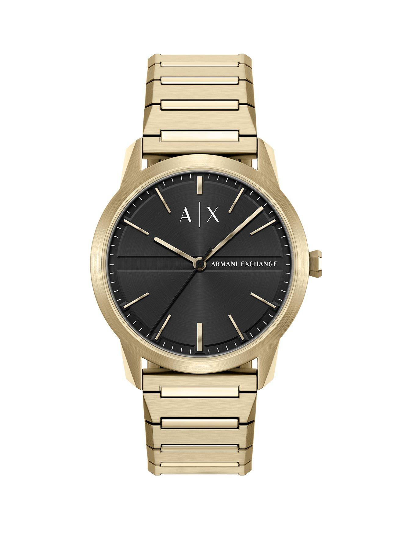 Image 1 of 7 of Armani Exchange Three-Hand Gold-Tone Watch