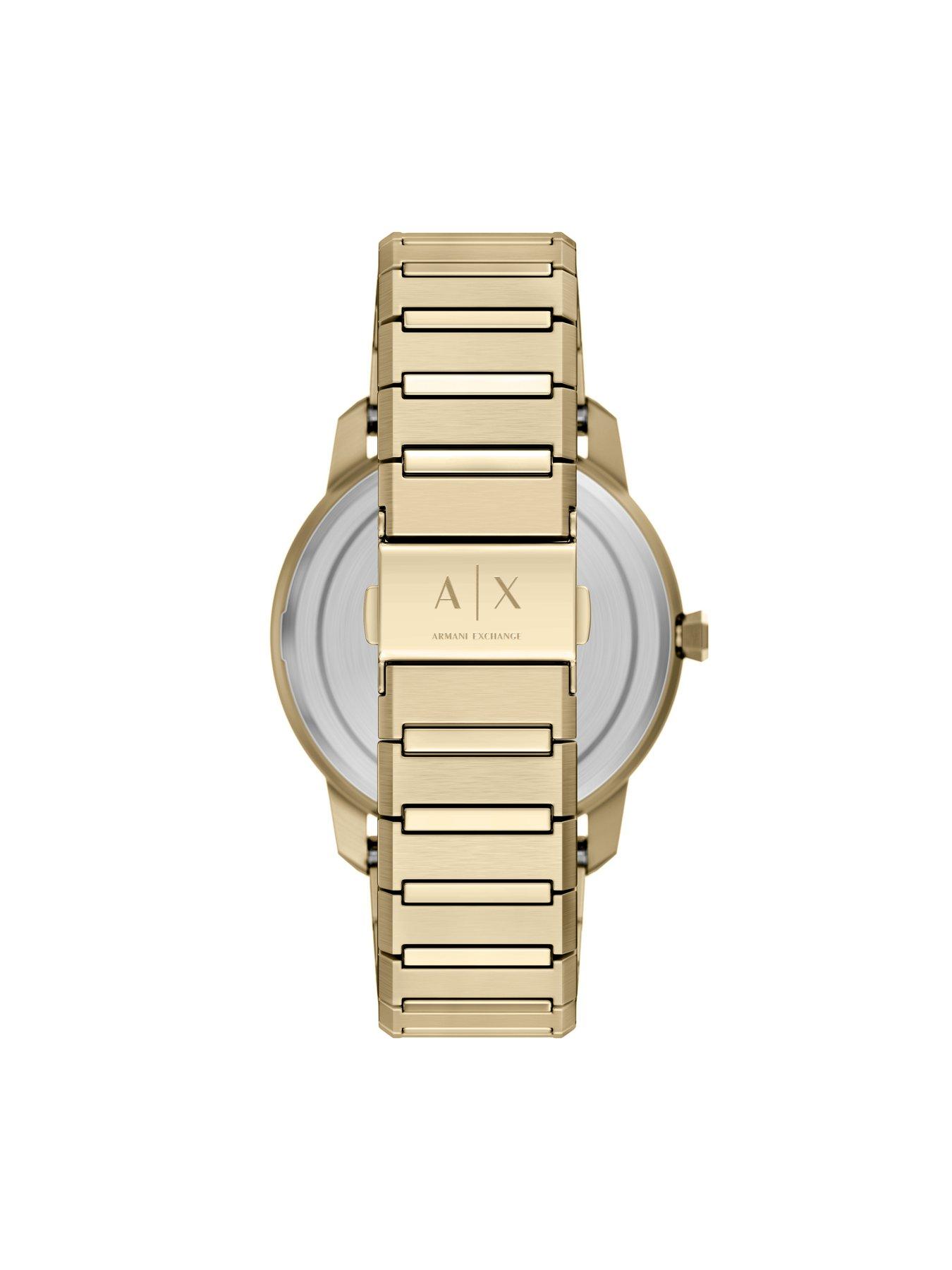 Image 2 of 7 of Armani Exchange Three-Hand Gold-Tone Watch