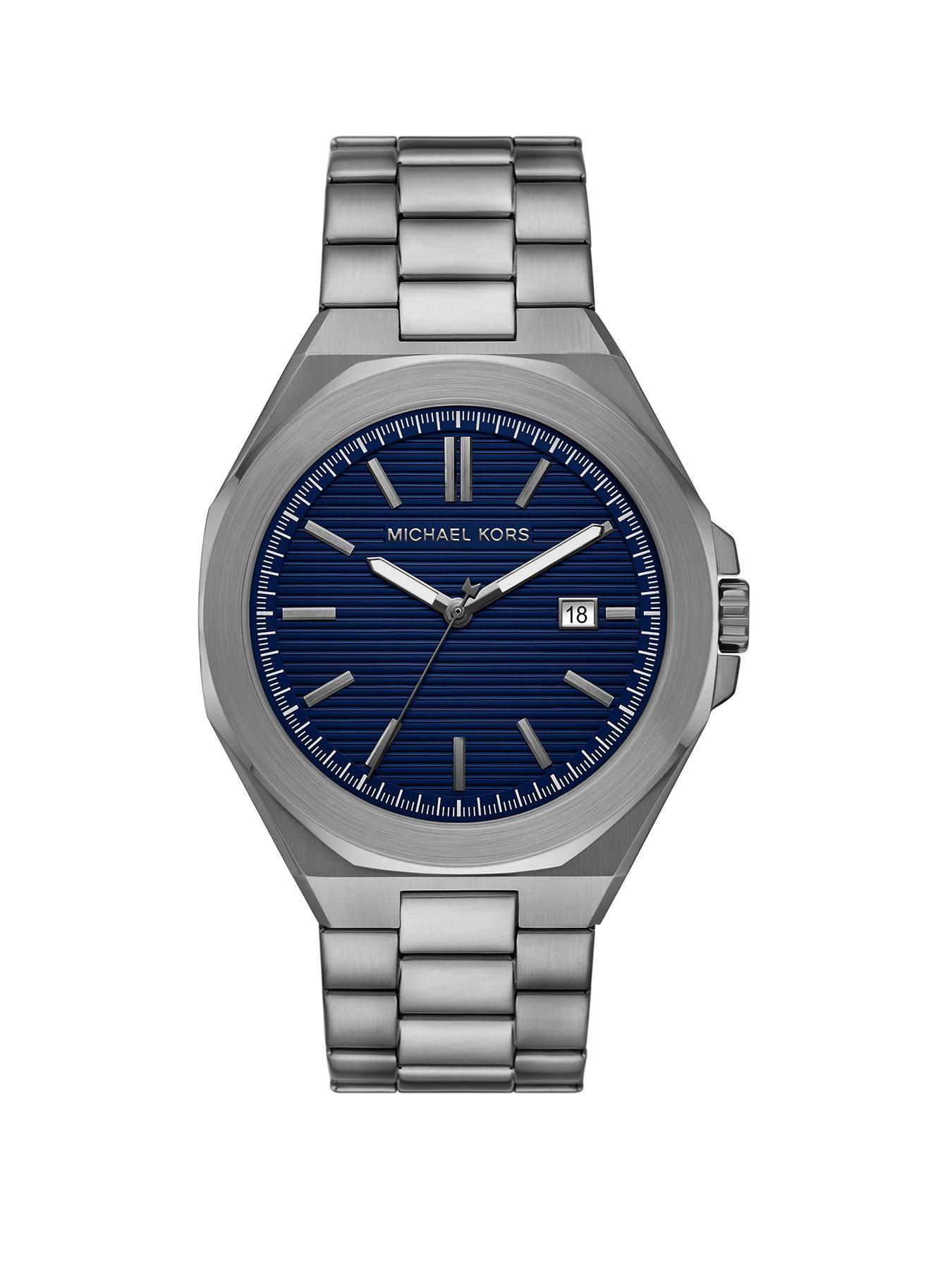 Image 1 of 5 of Michael Kors Callum Three-Hand Date Gunmetal Stainless Steel Watch (MK9290)
