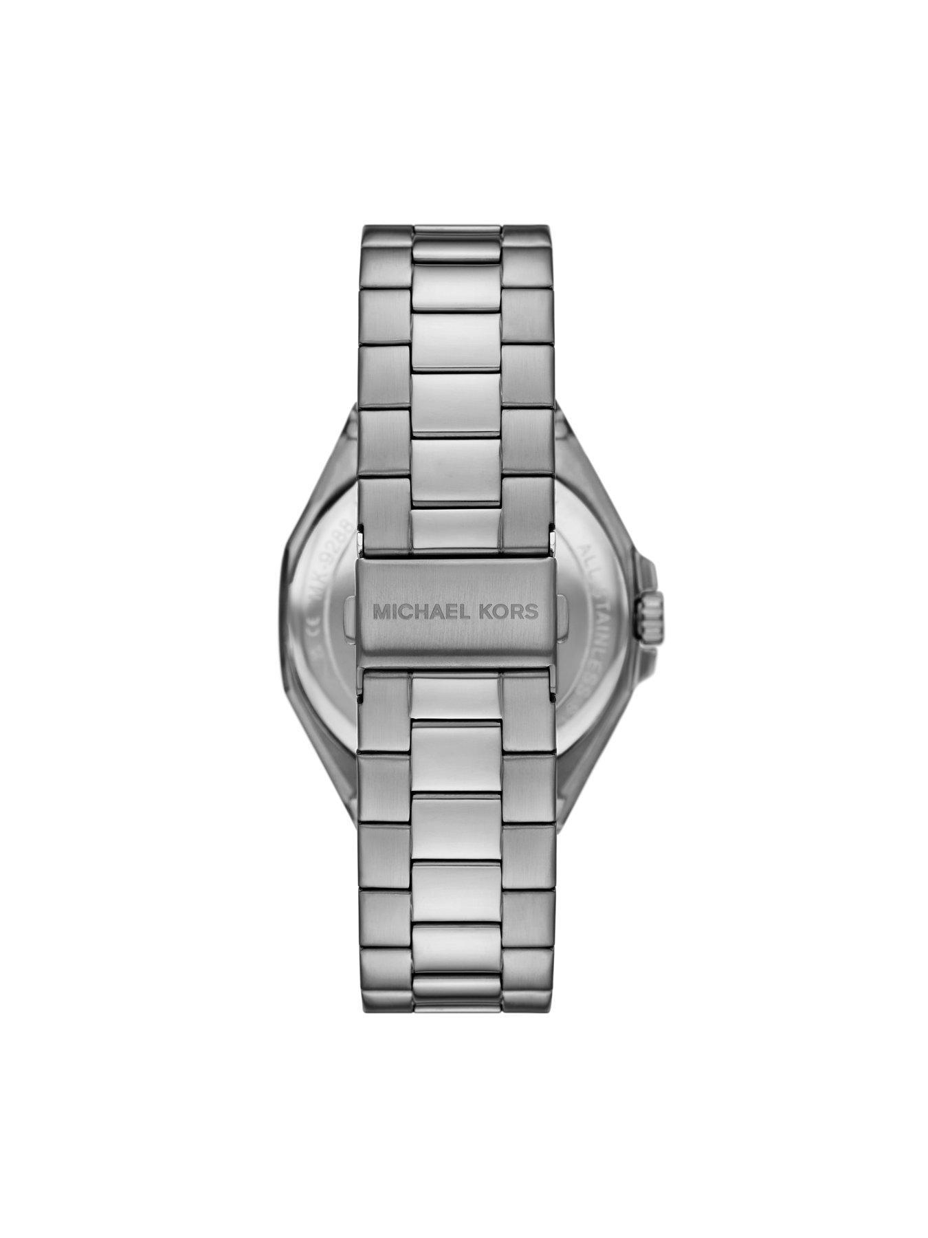 Image 2 of 5 of Michael Kors Callum Three-Hand Date Gunmetal Stainless Steel Watch (MK9290)
