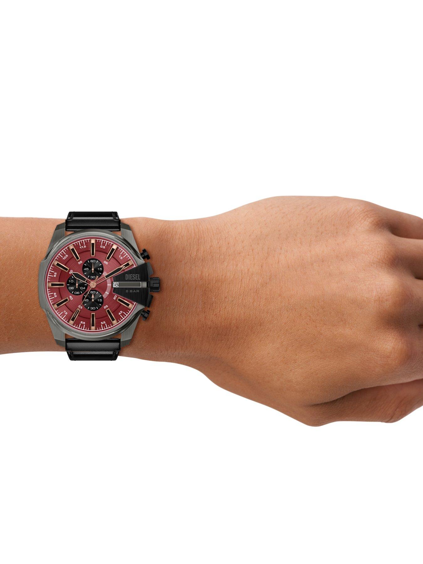 Image 3 of 7 of Diesel Slim Chronograph Leather Watch