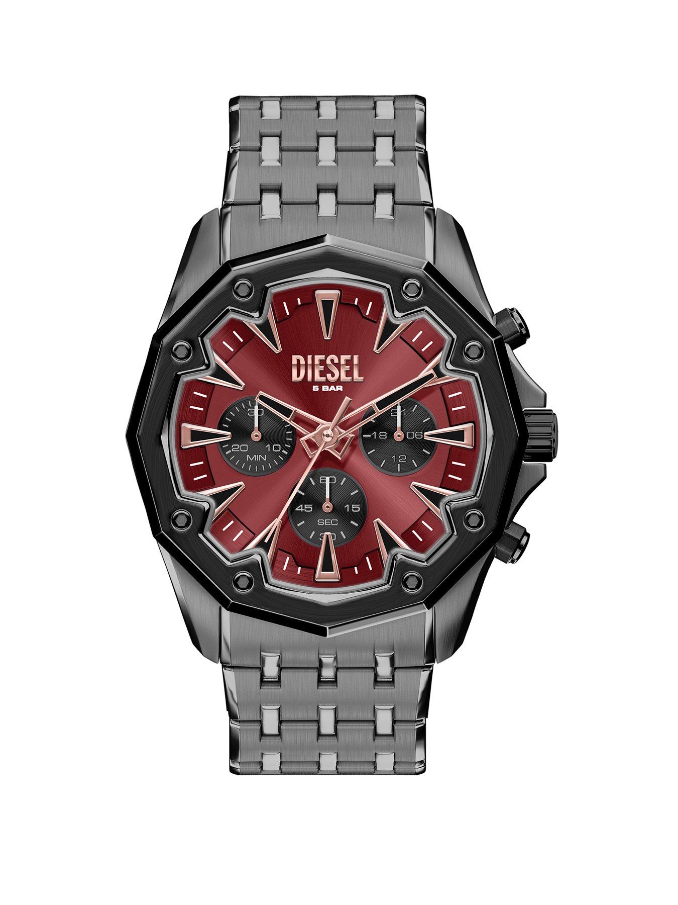 Diesel Diesel Men's Stinger Chronograph Gunmetal Stainless Steel Watch, DZ4715