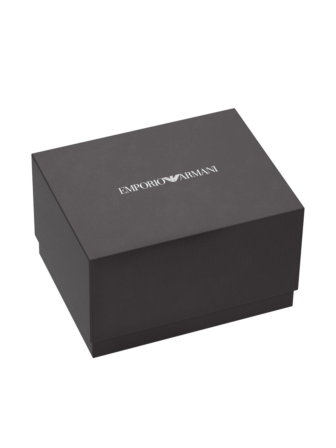 Image 7 of 7 of Emporio Armani Chronograph Stainless Steel Watch and Bracelet Set (AR80088SET)