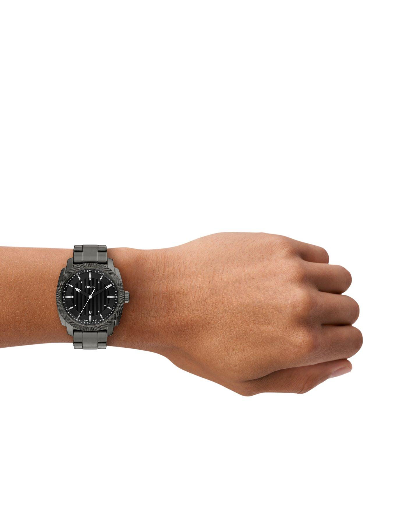 Image 3 of 7 of Fossil Machine Three-Hand Date Watch