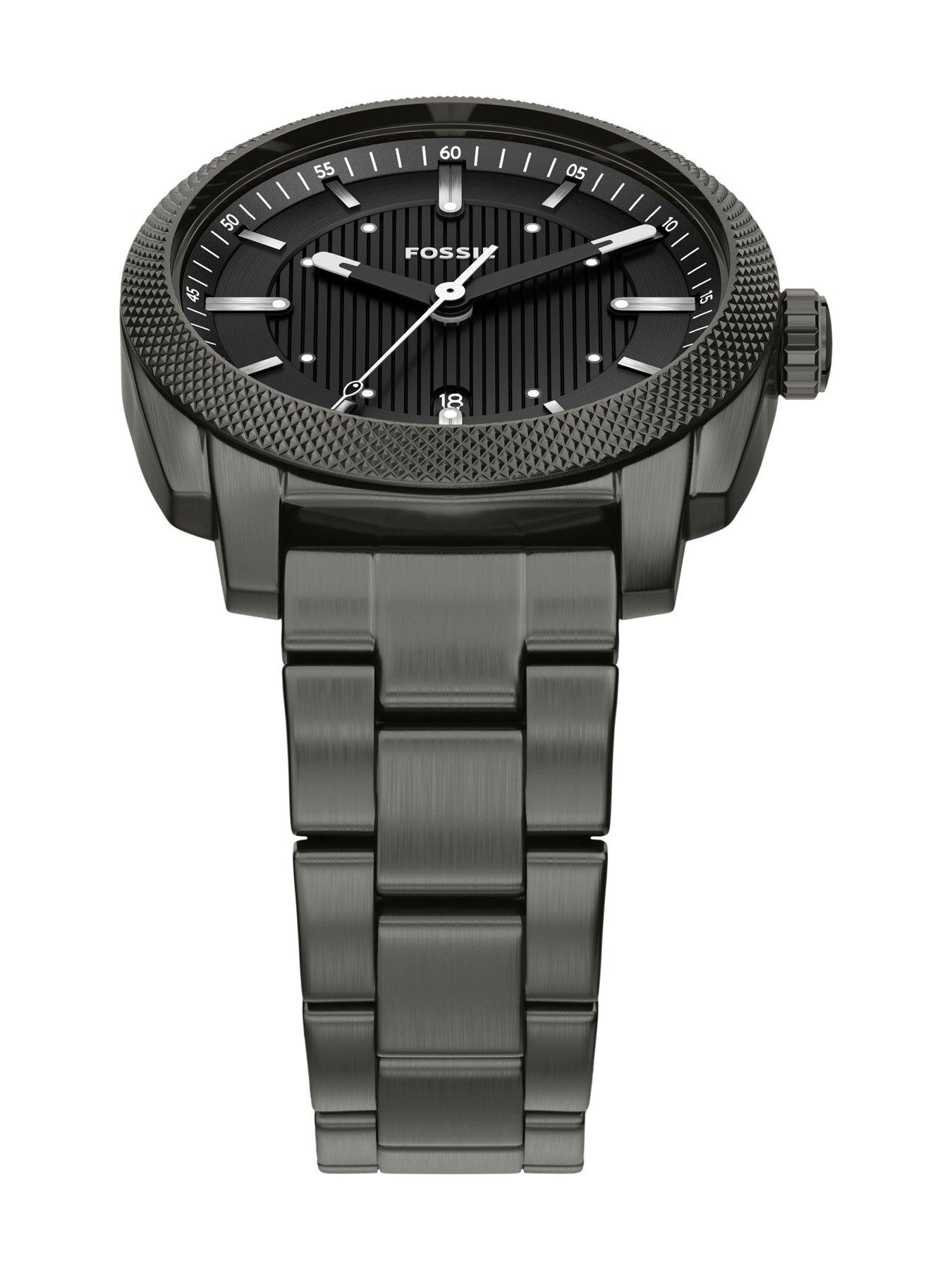 Image 5 of 7 of Fossil Machine Three-Hand Date Watch