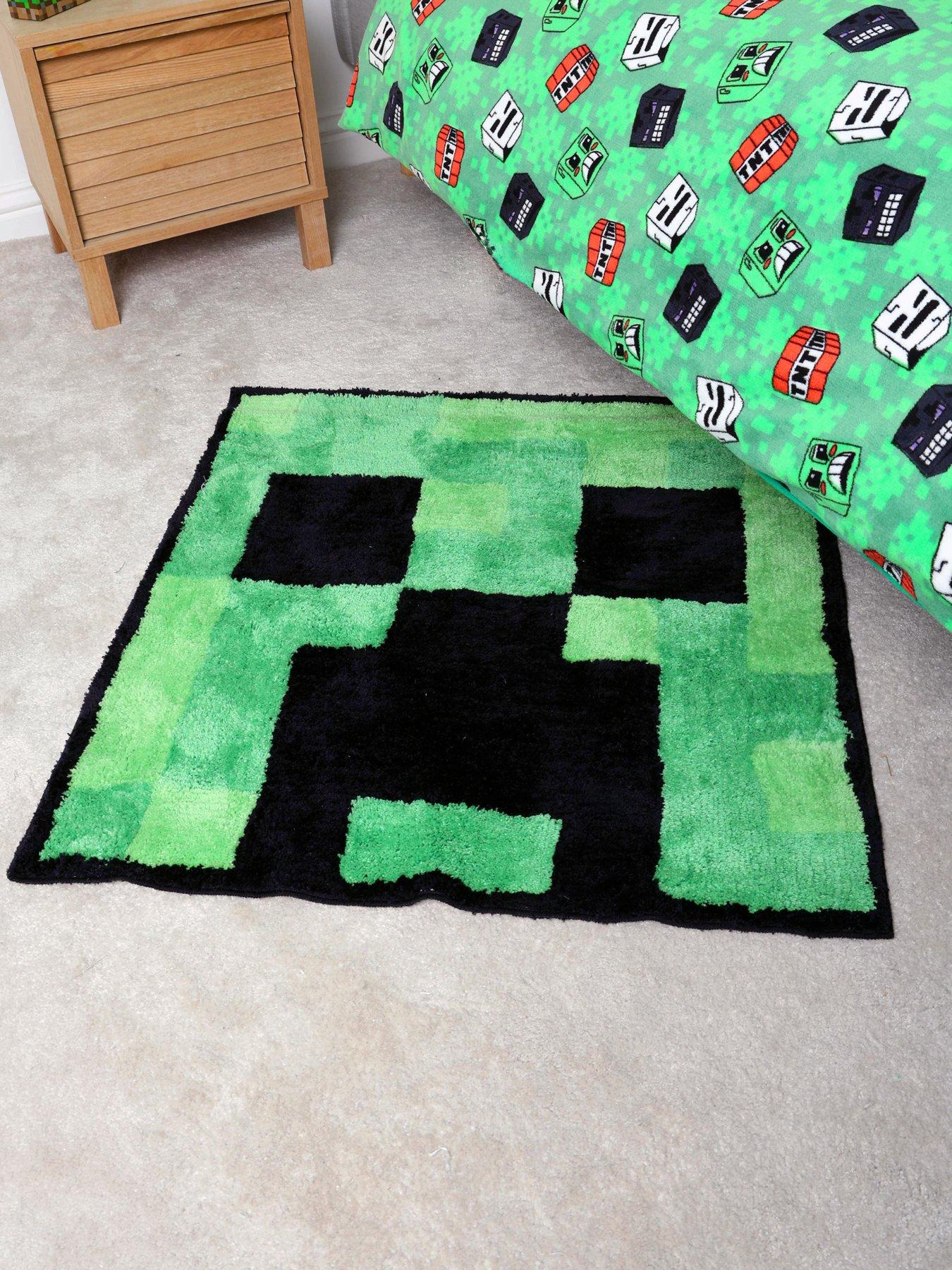 Image 1 of 3 of Minecraft Minecraft Corner Tufted Rug