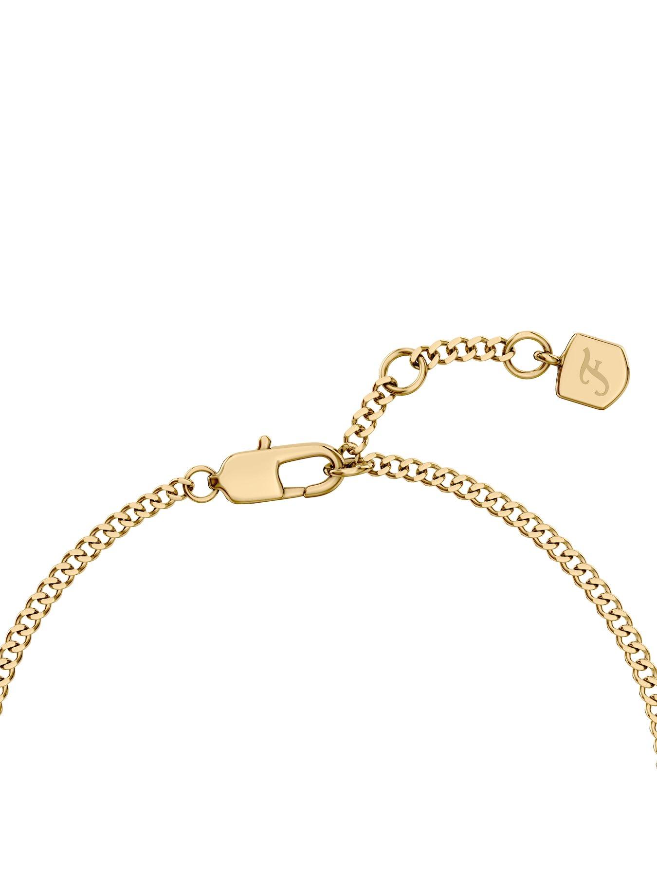 Image 4 of 5 of Fossil Raquel Mother-of-Pearl Station Bracelet - Gold
