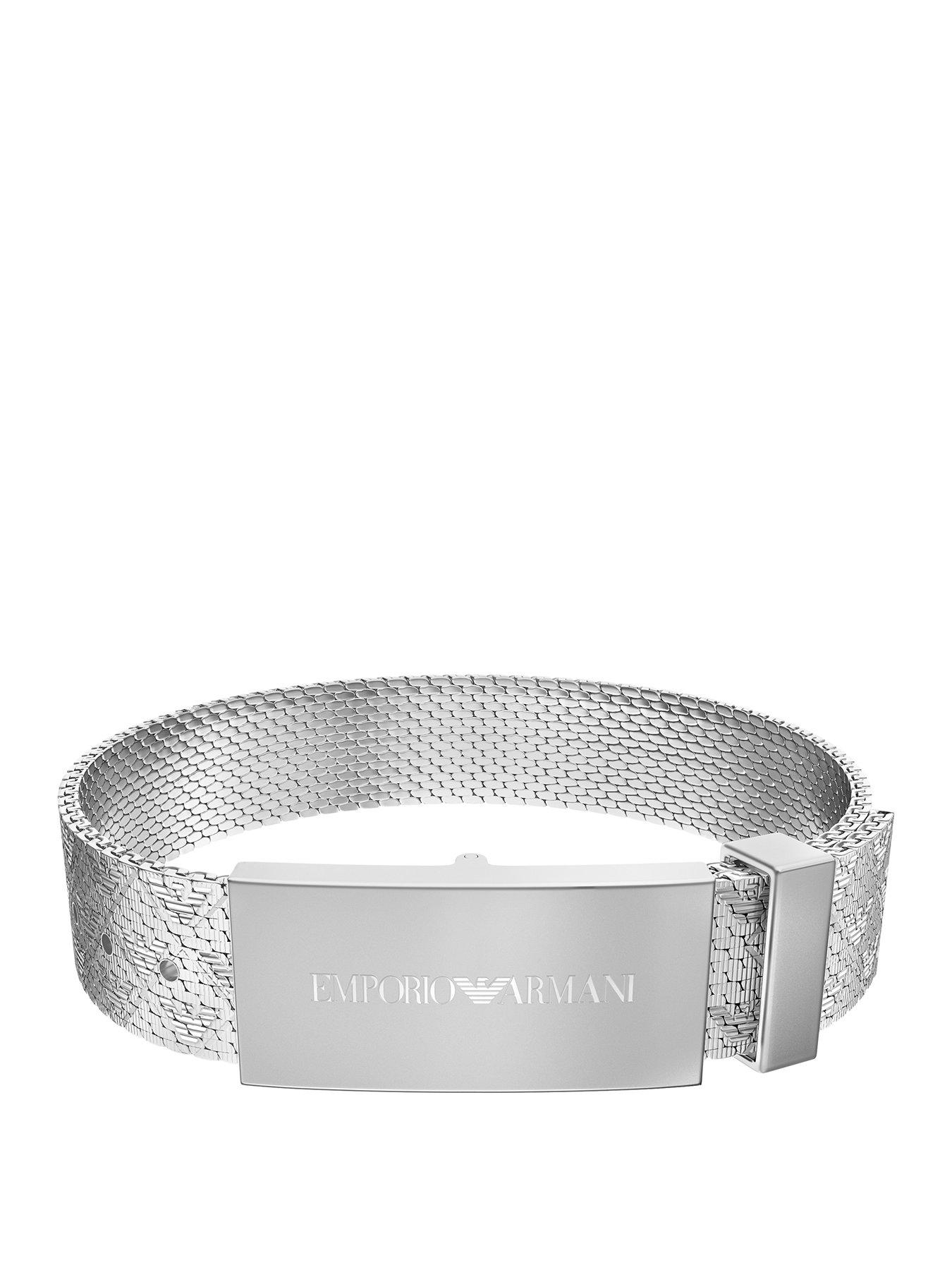 Emporio Armani Emporio Armani Men's Stainless Steel ID Bracelet, EGS3363040