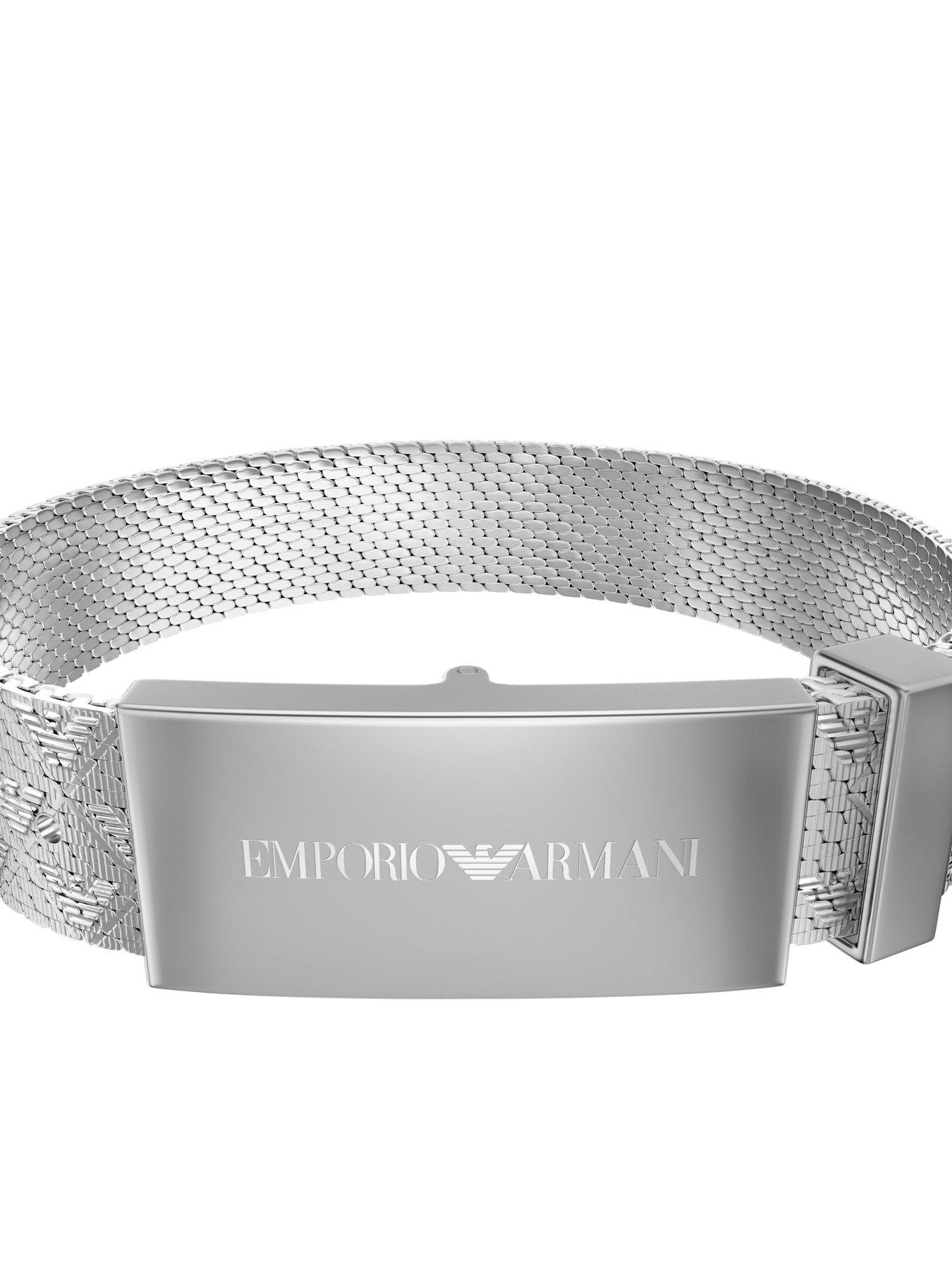 Image 2 of 4 of Emporio Armani ID Silver Bracelet