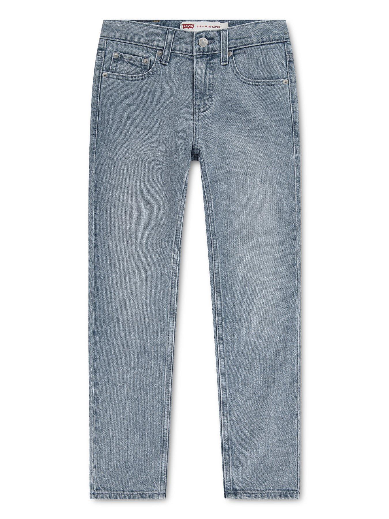Image 1 of 4 of Levi's Boys 512 Slim Taper Jeans - Grey