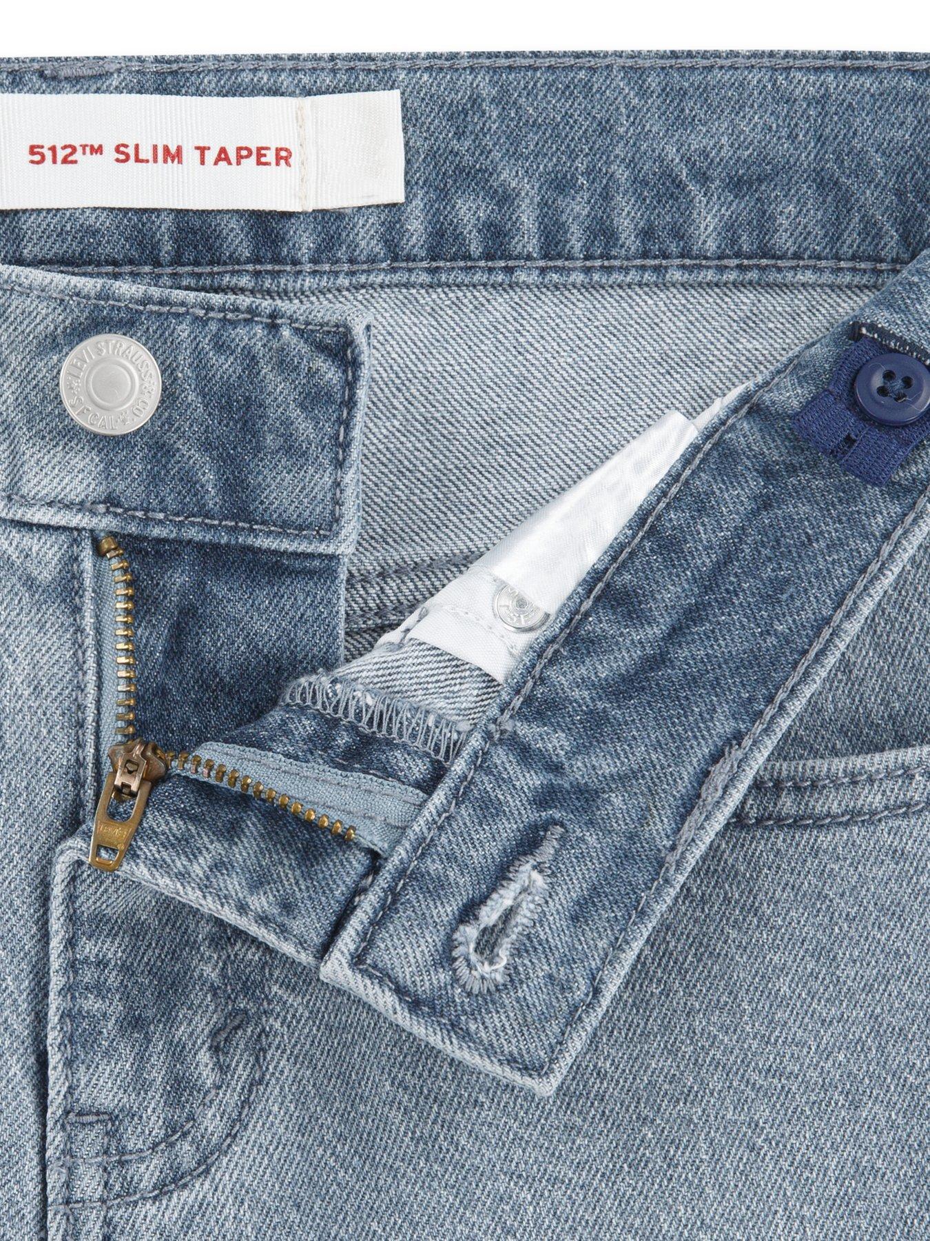 Image 3 of 4 of Levi's Boys 512 Slim Taper Jeans - Grey