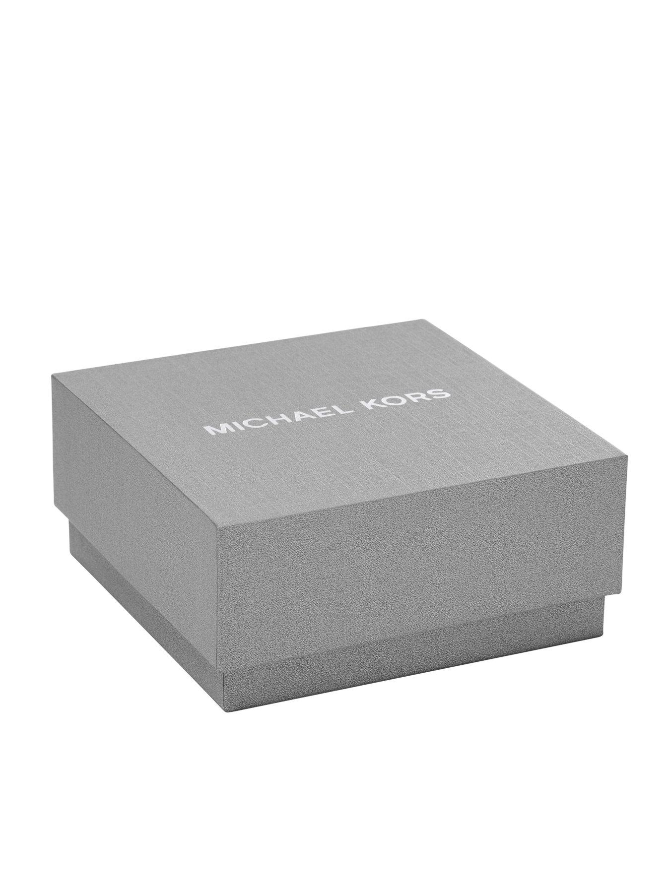 Image 4 of 4 of Michael Kors Stone Station Ring - Silver