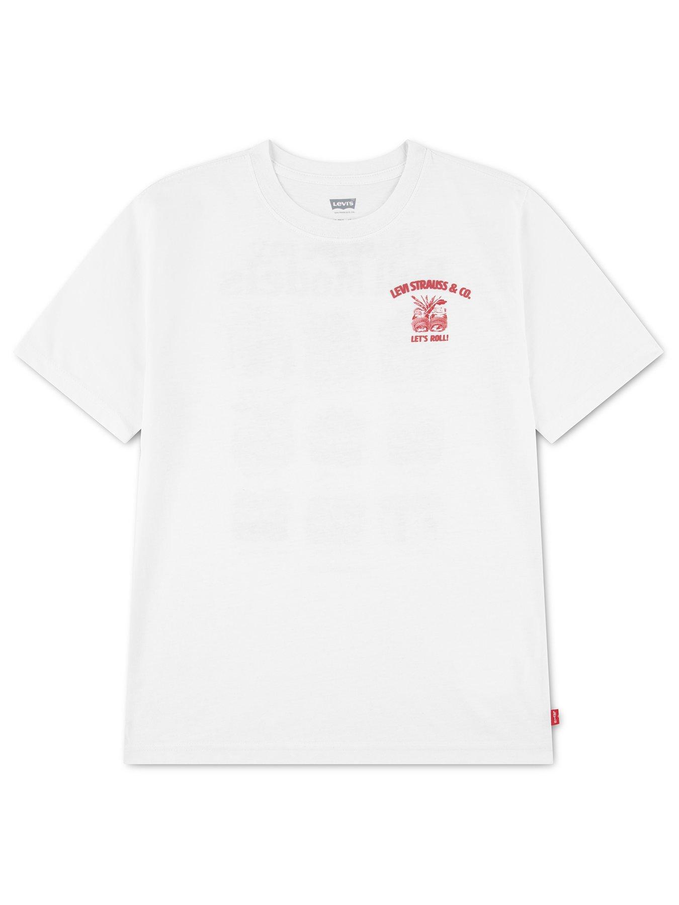 Image 1 of 4 of Levi's Kids Roll Models Heritage T-Shirt - Bright White