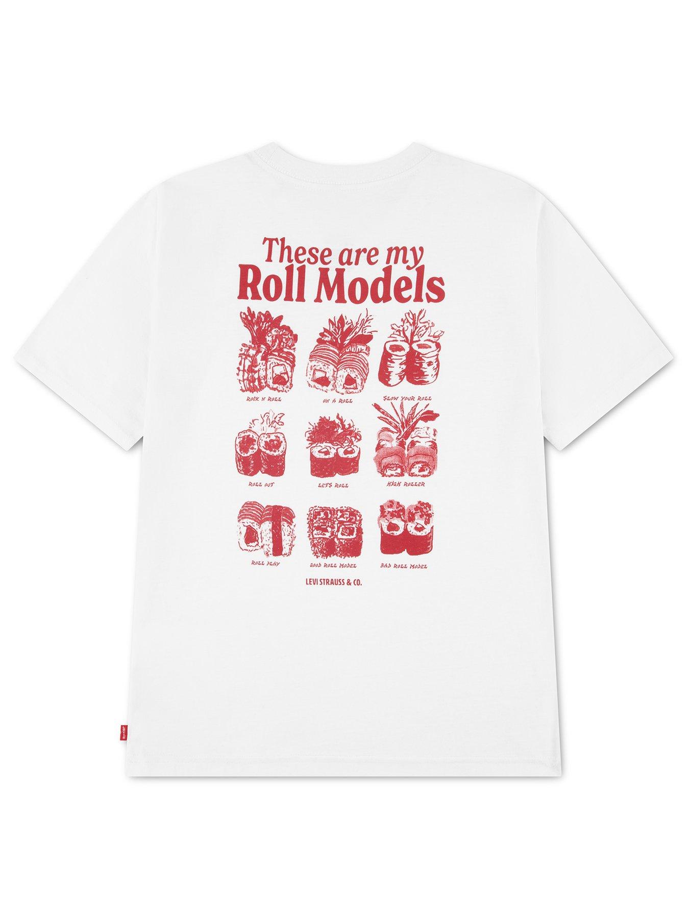 Image 2 of 4 of Levi's Kids Roll Models Heritage T-Shirt - Bright White