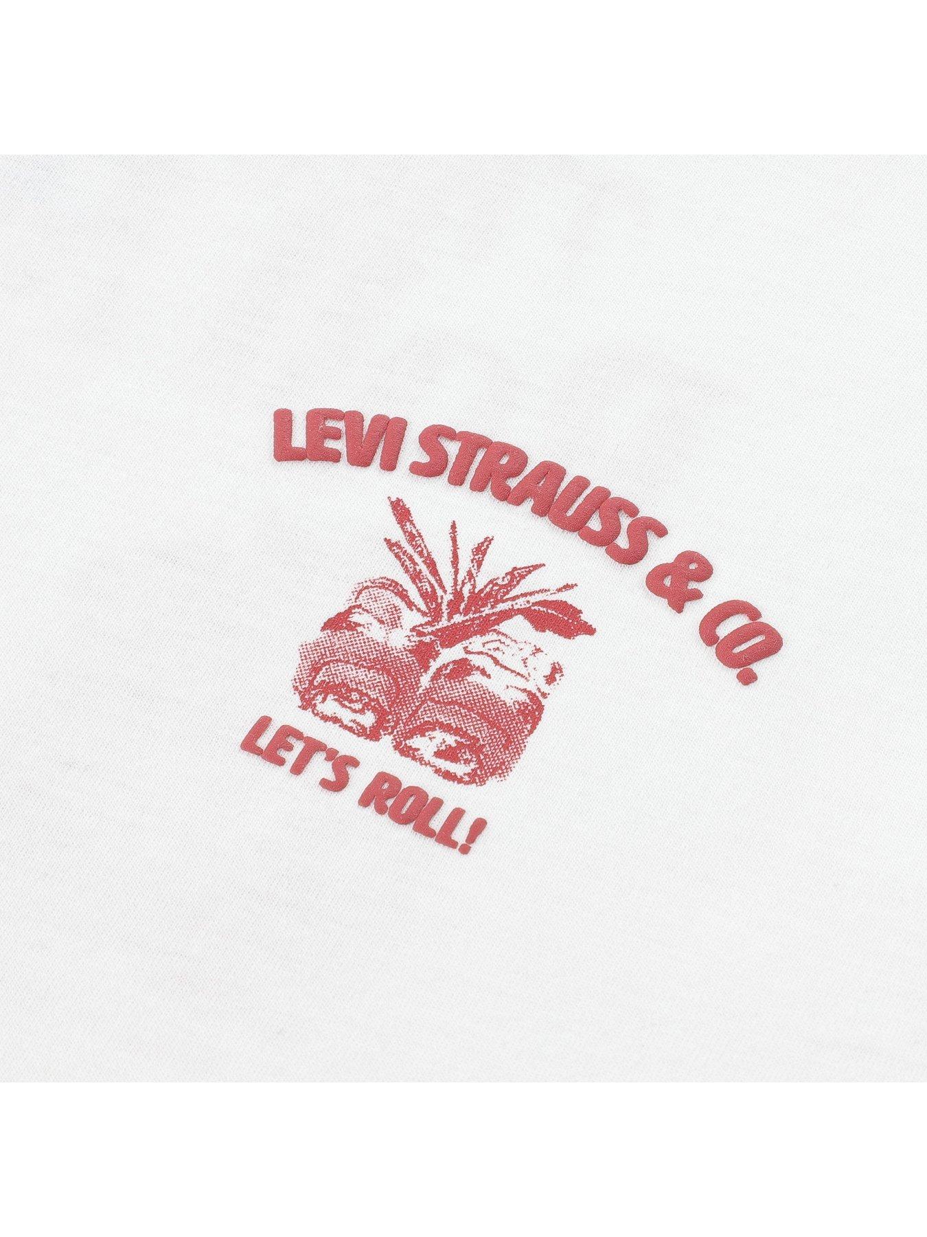 Image 3 of 4 of Levi's Kids Roll Models Heritage T-Shirt - Bright White