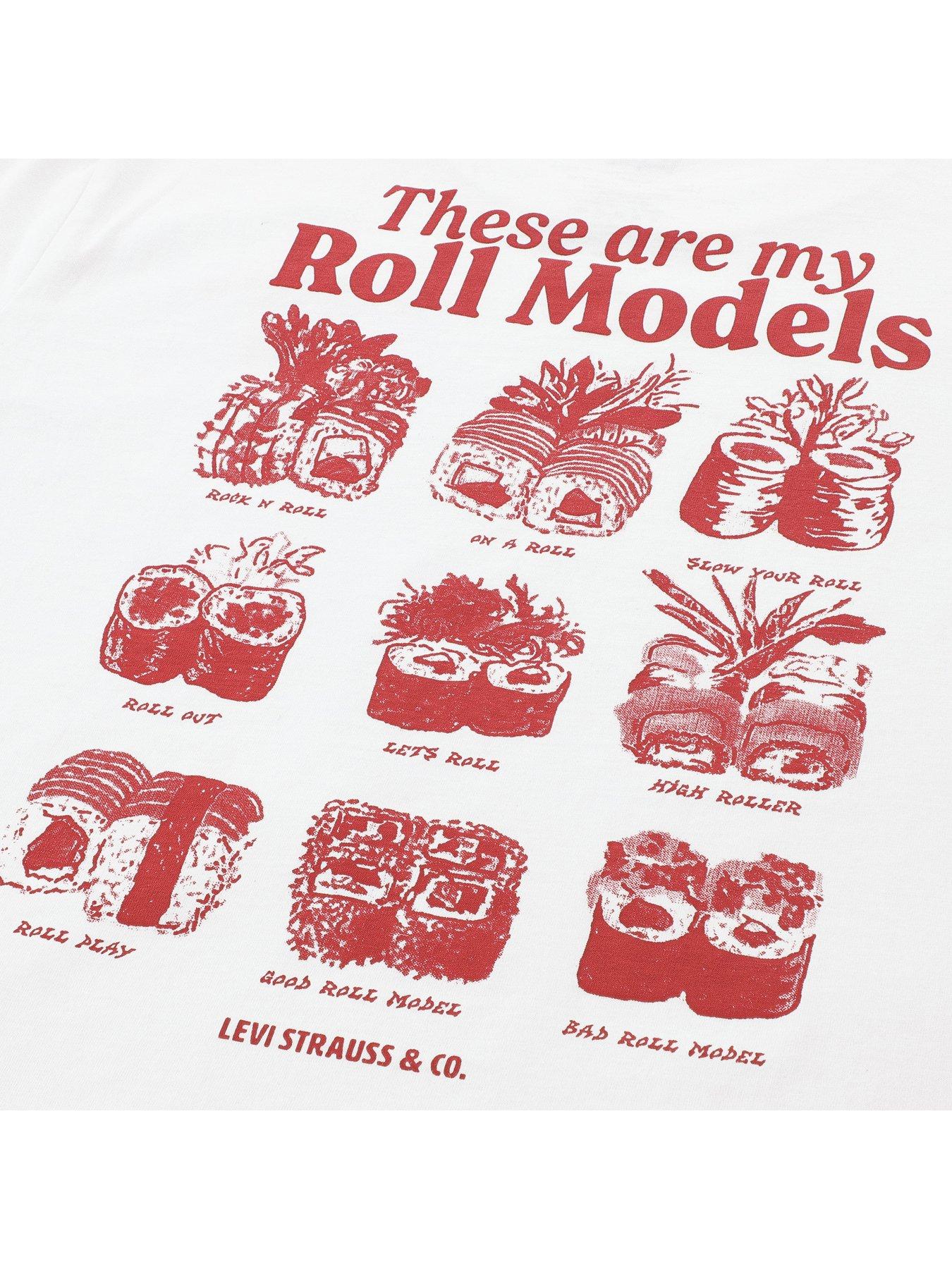 Image 4 of 4 of Levi's Kids Roll Models Heritage T-Shirt - Bright White