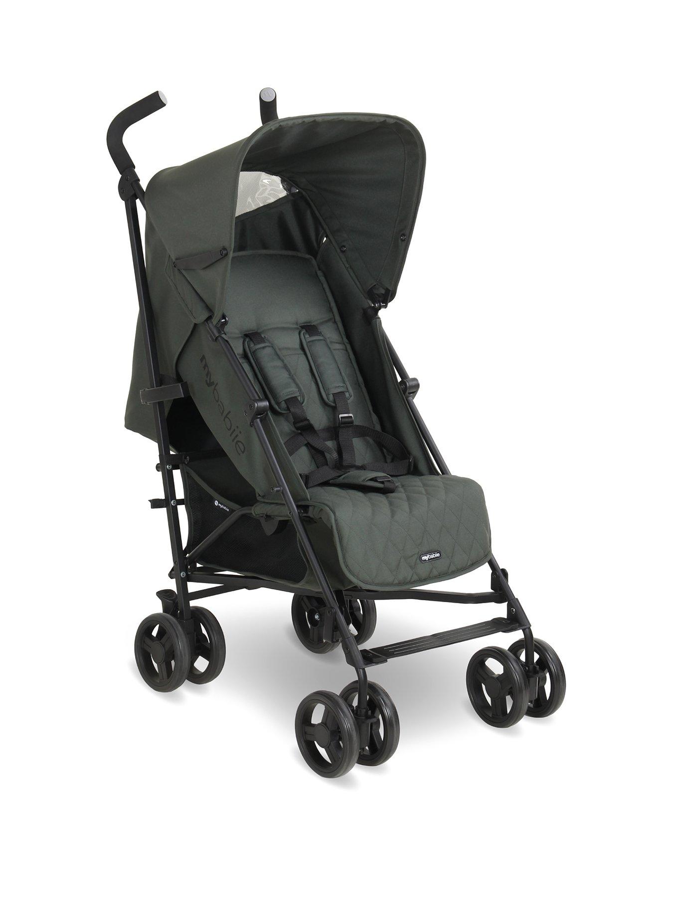 Image 1 of 8 of My Babiie MB01 Lightweight Stroller - Forest Green
