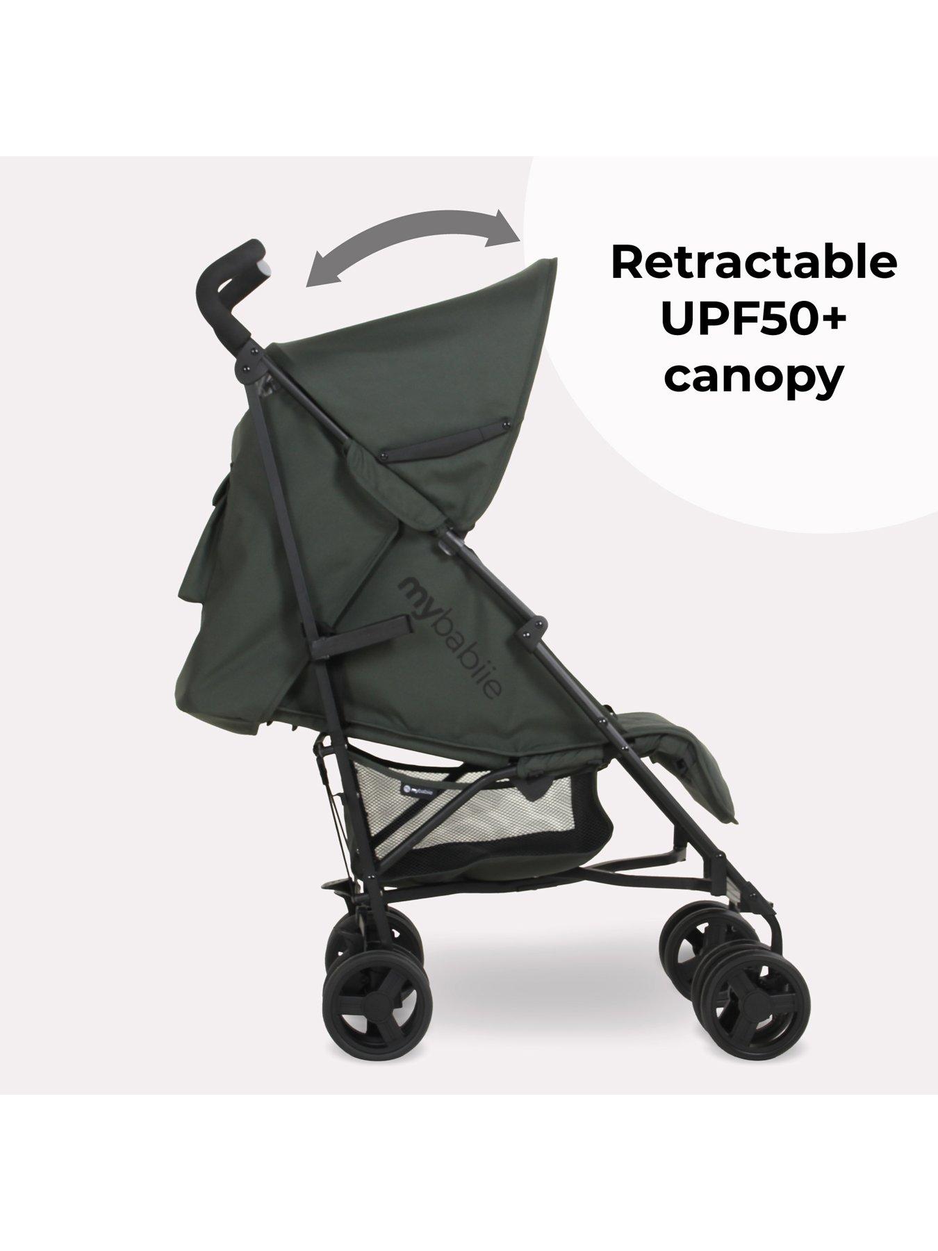 Image 3 of 8 of My Babiie MB01 Lightweight Stroller - Forest Green