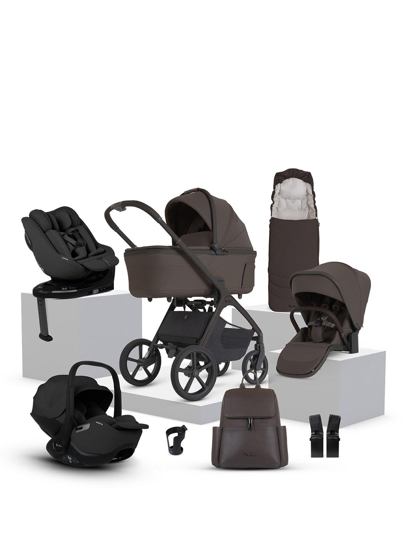 Silver Cross Cove 2 Ultimate 360 Family Bundle Chocolate - Iconic Black