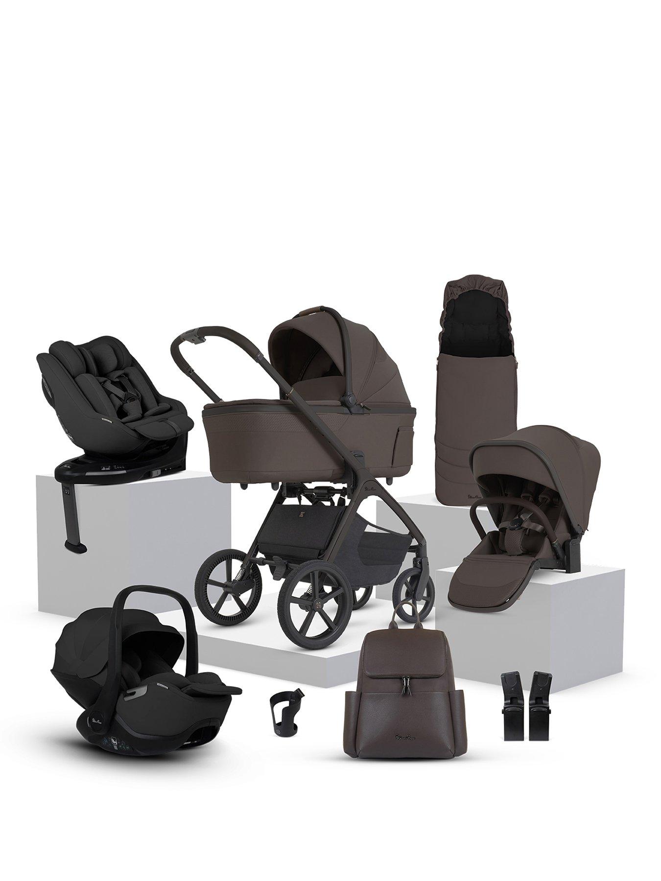 Silver Cross Cove 2 Ultimate 360 Family Bundle Chocolate - Iconic Black