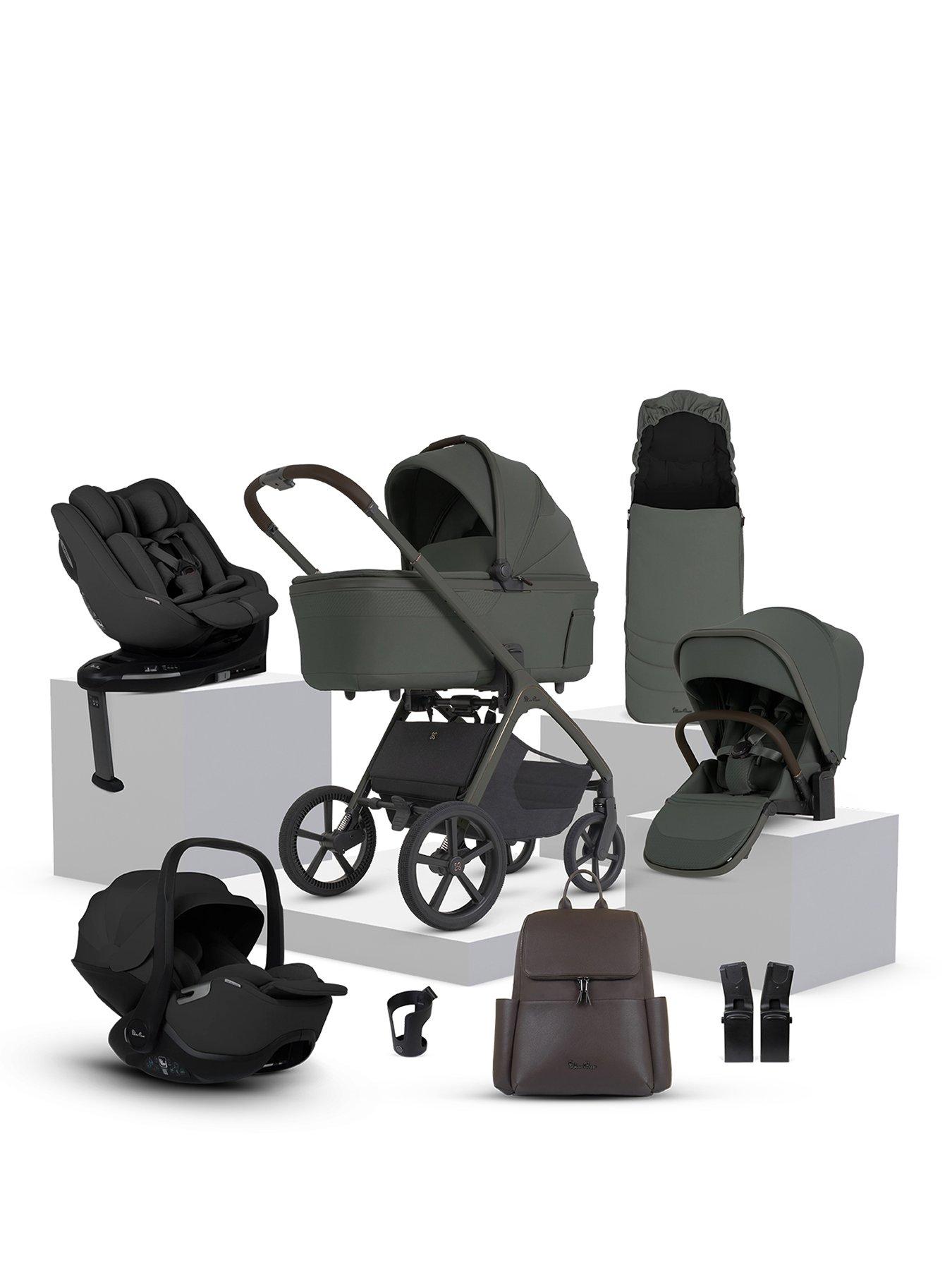 Silver Cross Cove 2 Ultimate 360 Family Bundle Pewter - Iconic Black