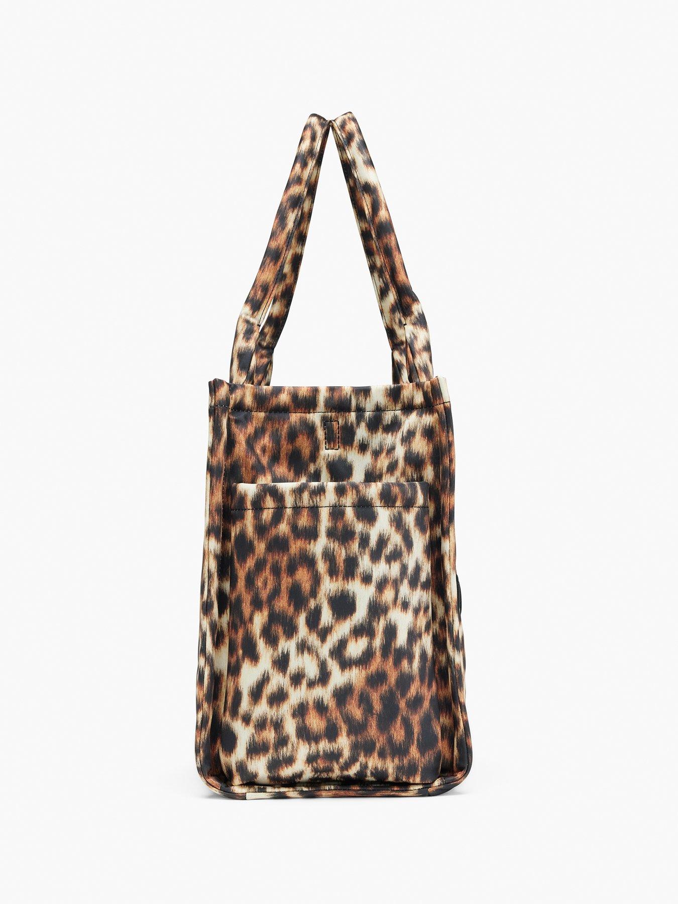 Image 4 of 5 of MARC JACOBS Leopard Print Tote Bag - Brown
