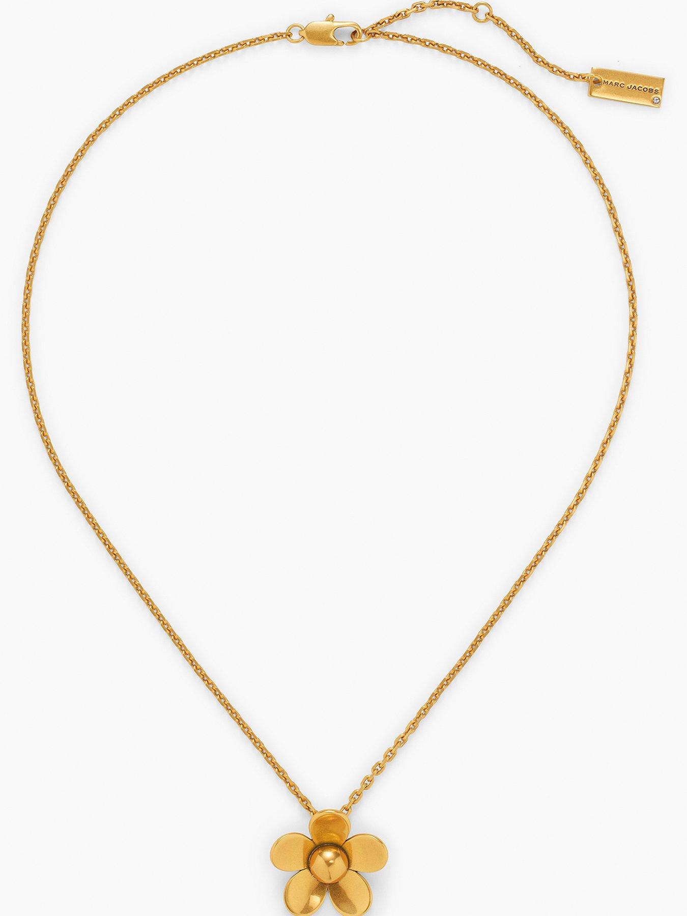 Image 1 of 2 of MARC JACOBS Mini Daisy Pendant Necklace - Gold