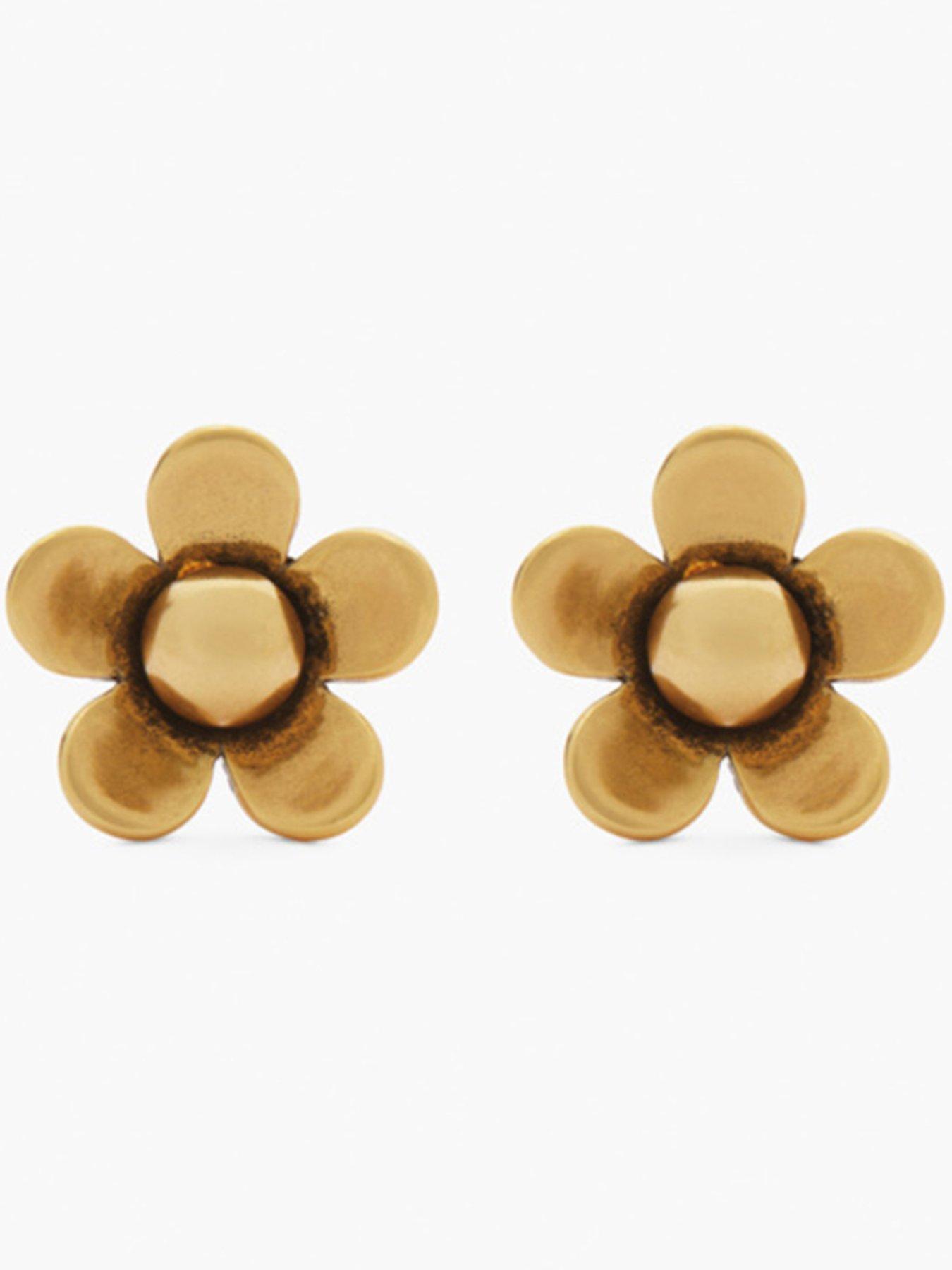 Image 1 of 4 of MARC JACOBS Womens Daisy Stud Stud Earrings - Gold